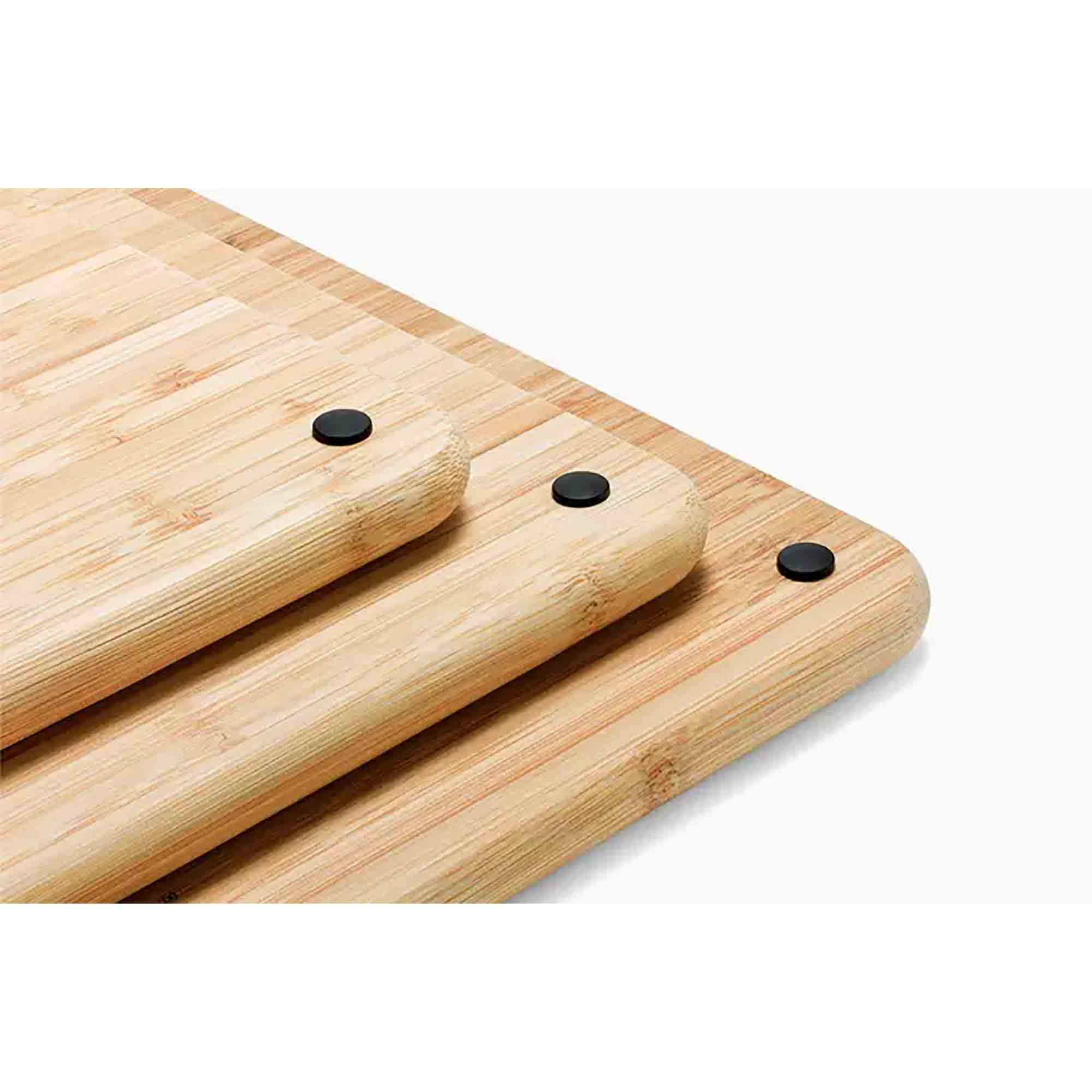 Joseph Joseph Folio Steel 3 Piece Chopping Board Set in Bamboo - 1000077 Joseph Joseph Folio Steel 3 Piece Chopping Board Set in Bamboo - 1000077