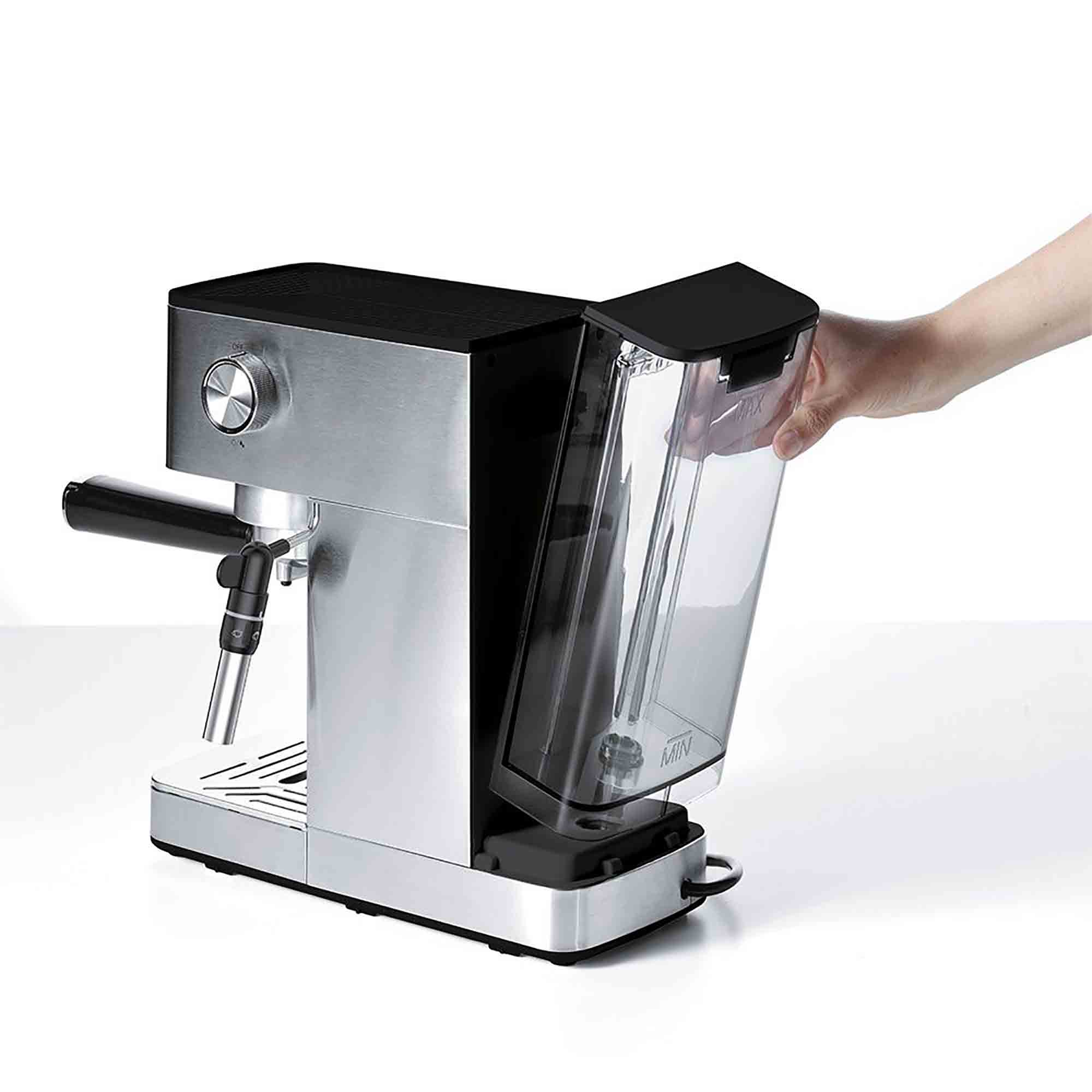 Polti Coffea P10S Manual Espresso Machine in Silver Polti Coffea P10S Manual Espresso Machine in Silver