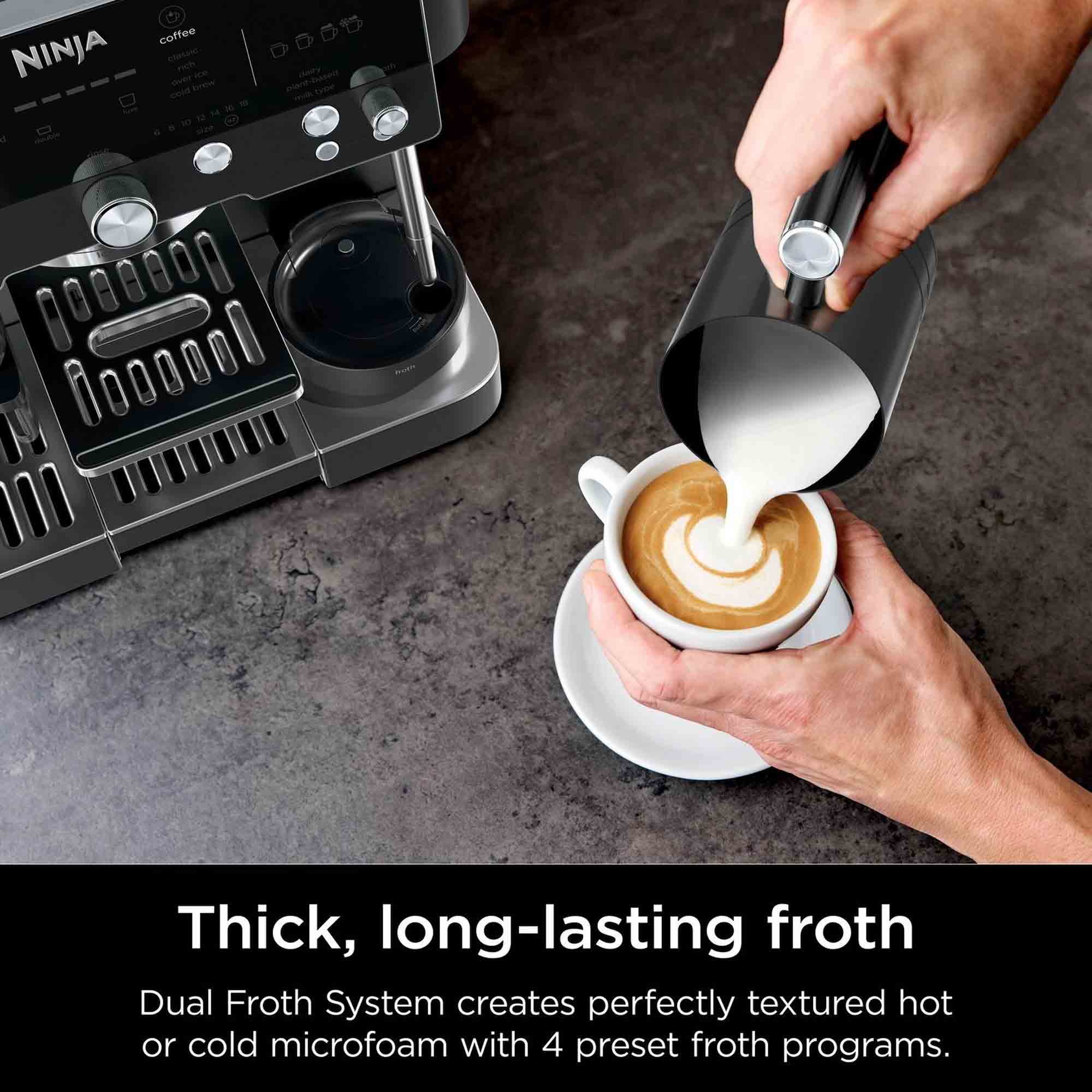 Ninja Luxe Café Premier Series Espresso Machine in Black - ES601UKBK Ninja Luxe Café Premier Series Espresso Machine in Black - ES601UKBK