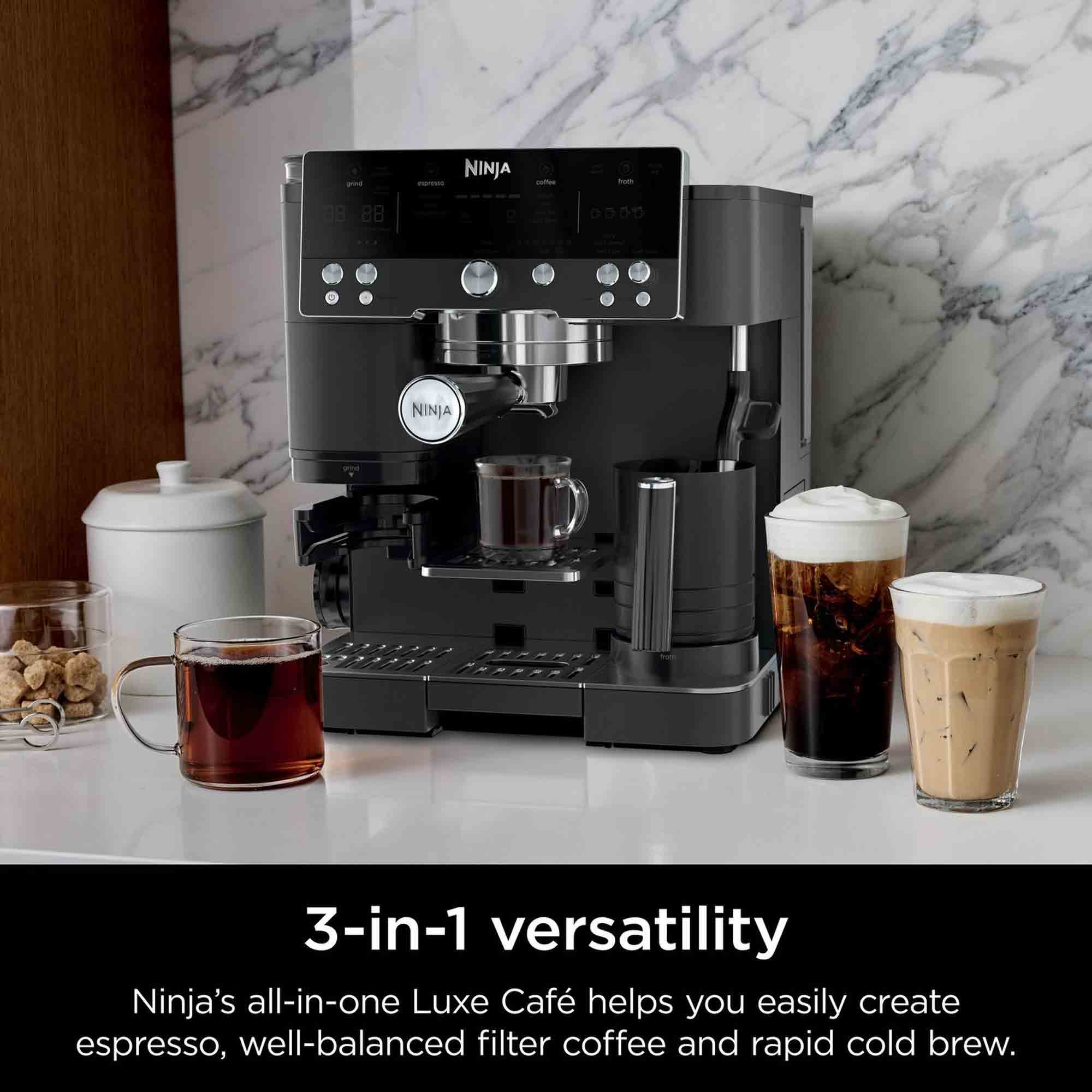 Ninja Luxe Café Premier Series Espresso Machine in Black - ES601UKBK Ninja Luxe Café Premier Series Espresso Machine in Black - ES601UKBK