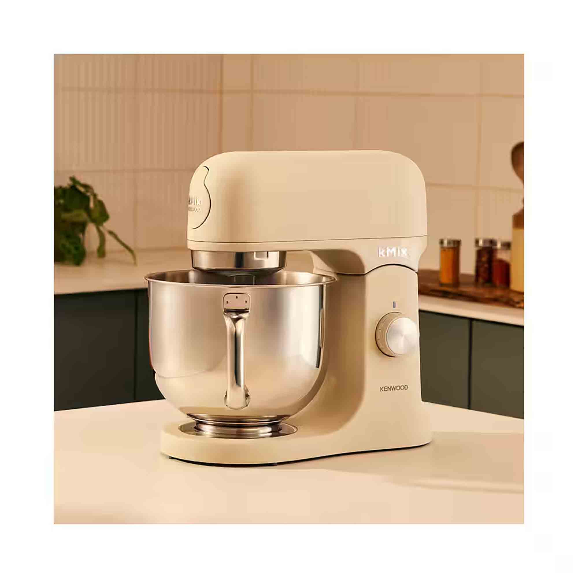 Kenwood kMix Stand Mixer with Stainless Steel Bowl in Cream - KMX751ACR Kenwood kMix Stand Mixer with Stainless Steel Bowl in Cream - KMX751ACR