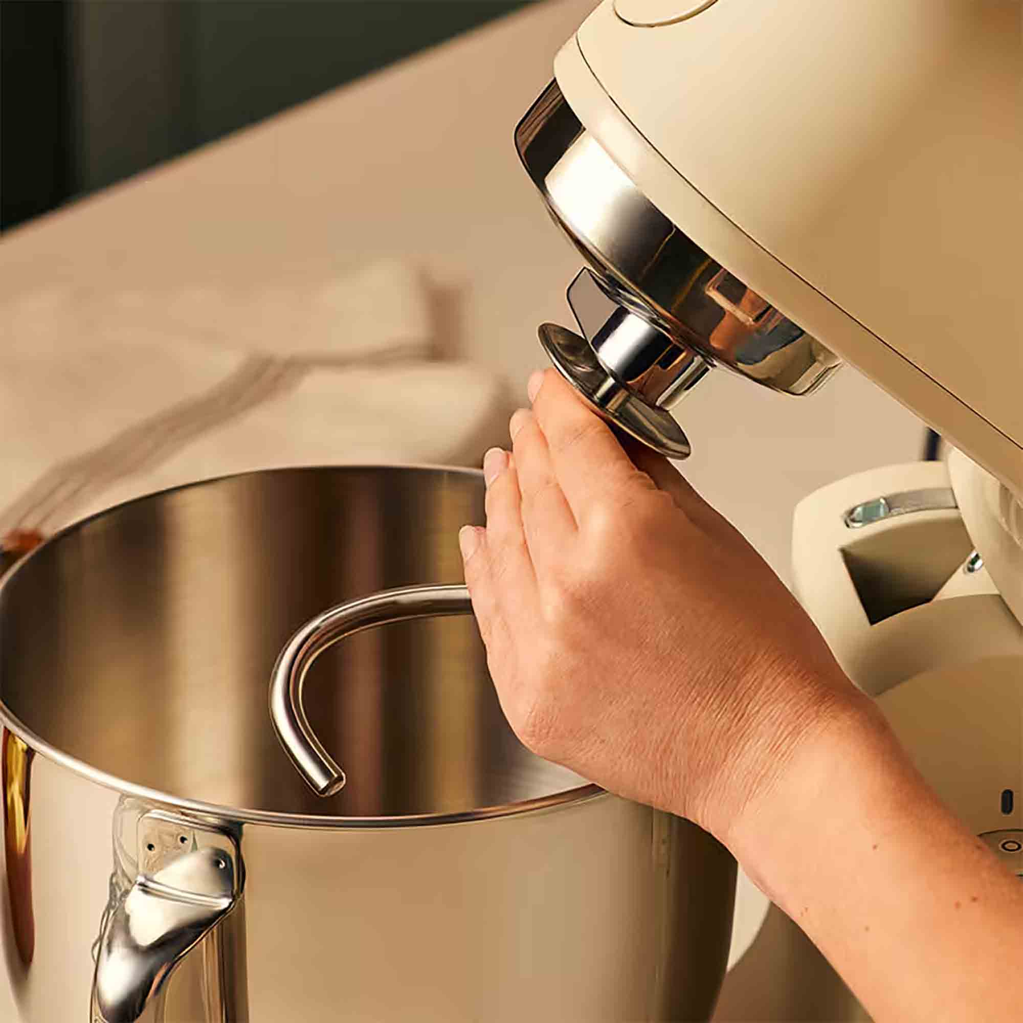 Kenwood kMix Stand Mixer with Stainless Steel Bowl in Cream - KMX751ACR Kenwood kMix Stand Mixer with Stainless Steel Bowl in Cream - KMX751ACR