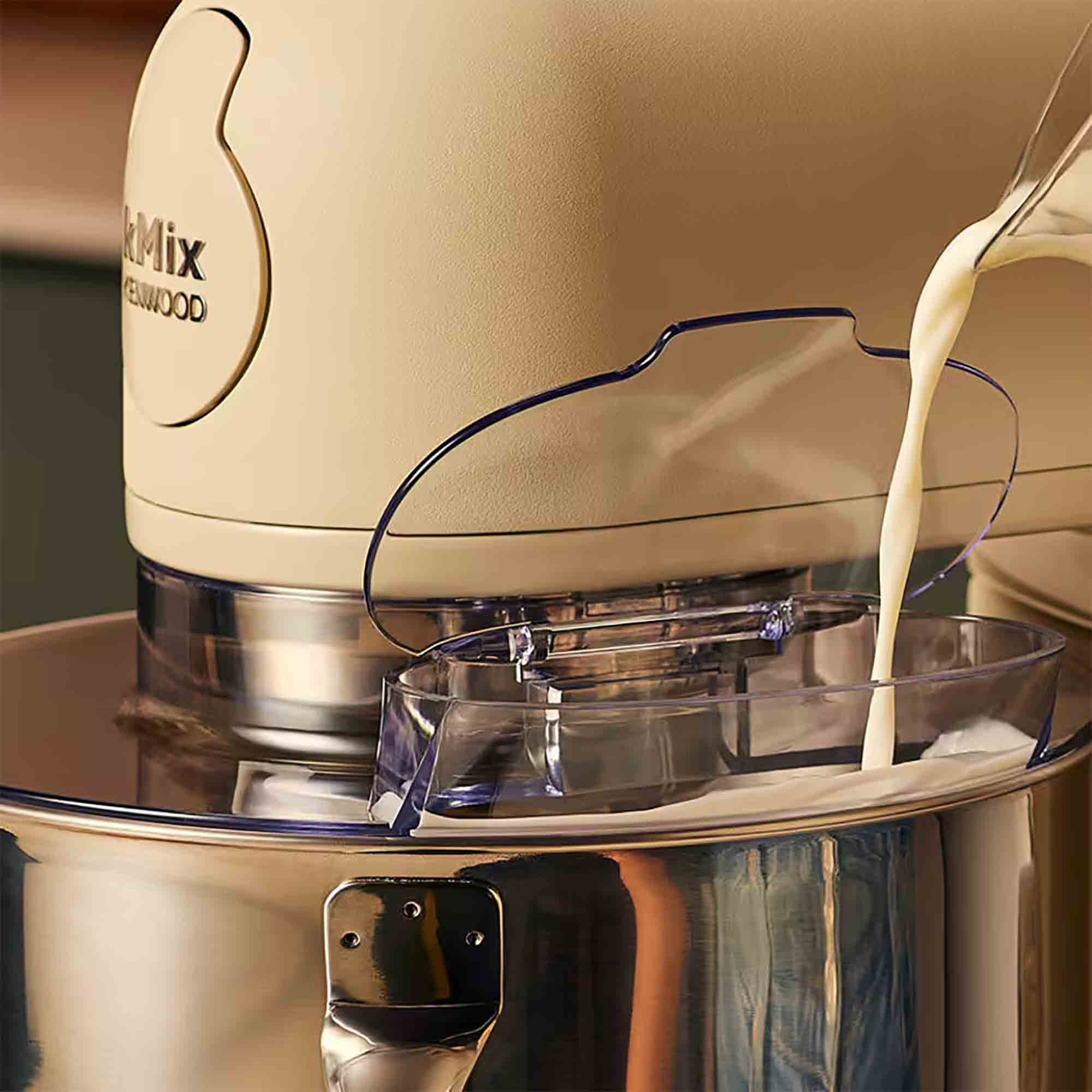 Kenwood kMix Stand Mixer with Stainless Steel Bowl in Cream - KMX751ACR Kenwood kMix Stand Mixer with Stainless Steel Bowl in Cream - KMX751ACR