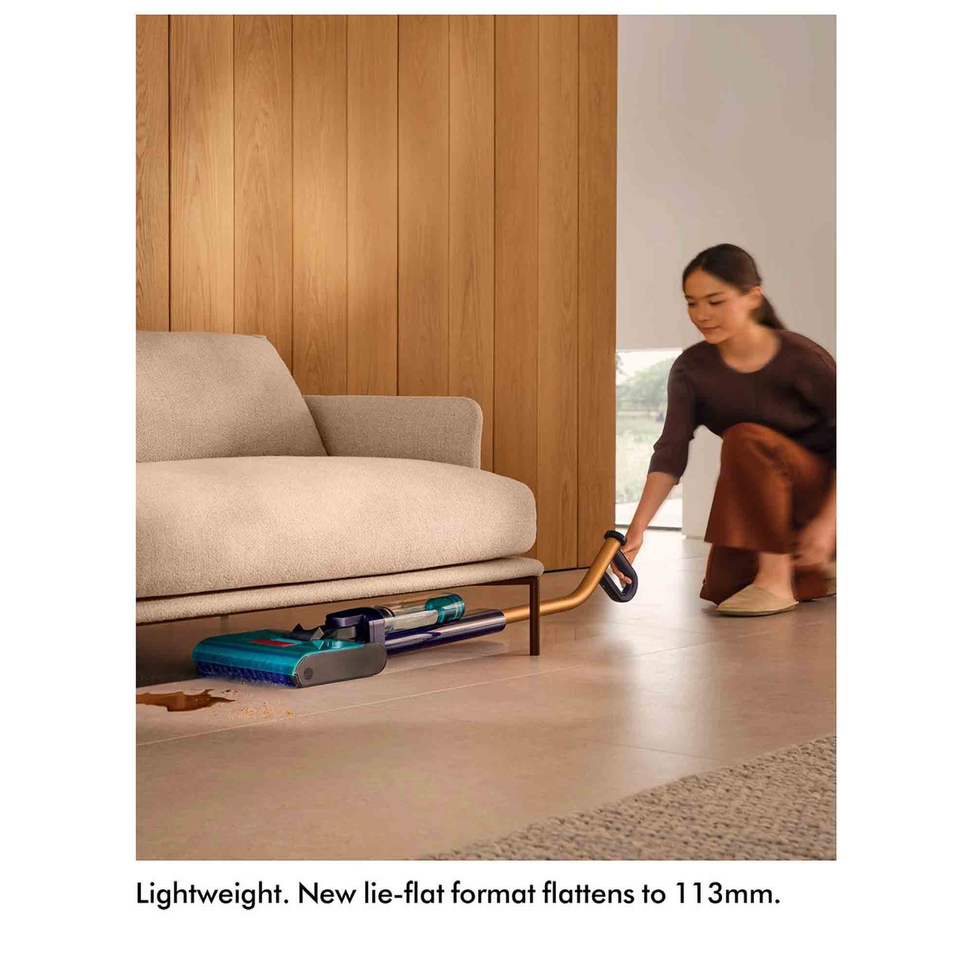 Dyson Clean & Wash Hygiene Cordless Hard Floor Cleaner - Gold & Blue Dyson Clean & Wash Hygiene Cordless Hard Floor Cleaner - Gold & Blue
