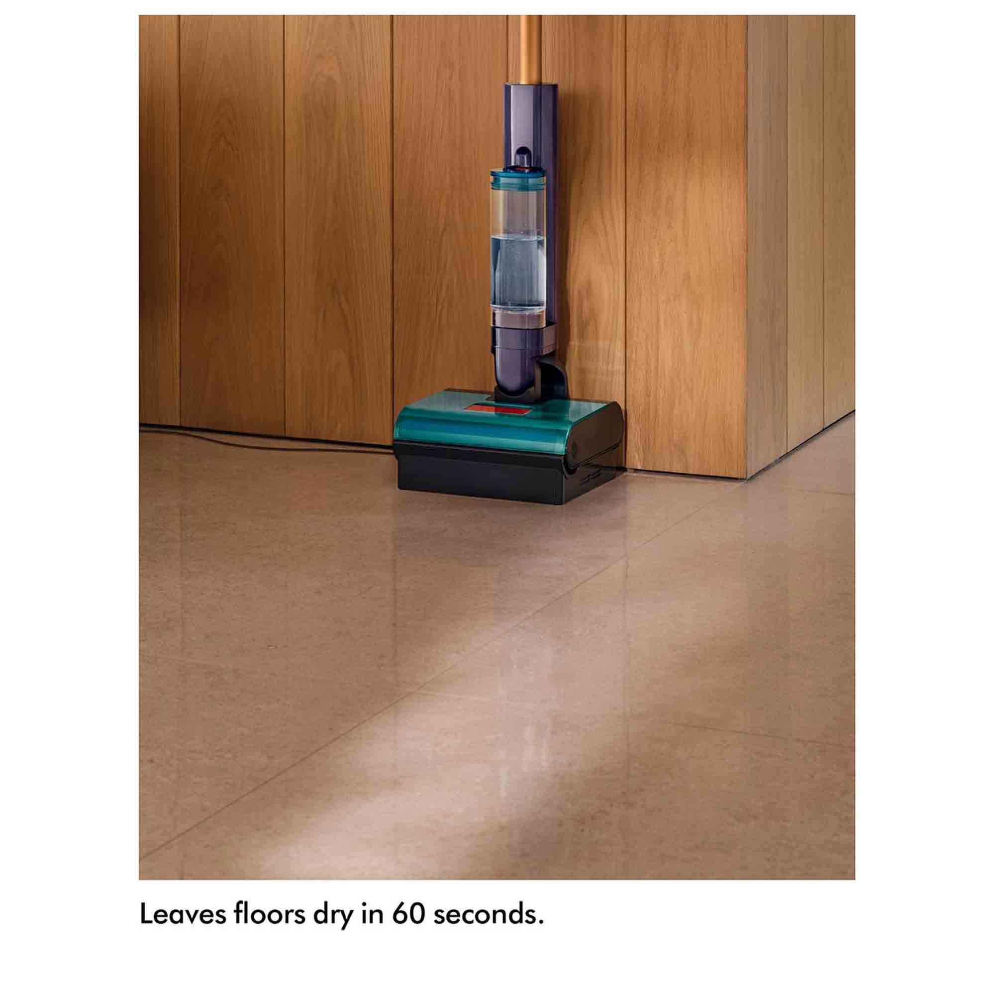 Dyson Clean & Wash Hygiene Cordless Hard Floor Cleaner - Gold & Blue Dyson Clean & Wash Hygiene Cordless Hard Floor Cleaner - Gold & Blue