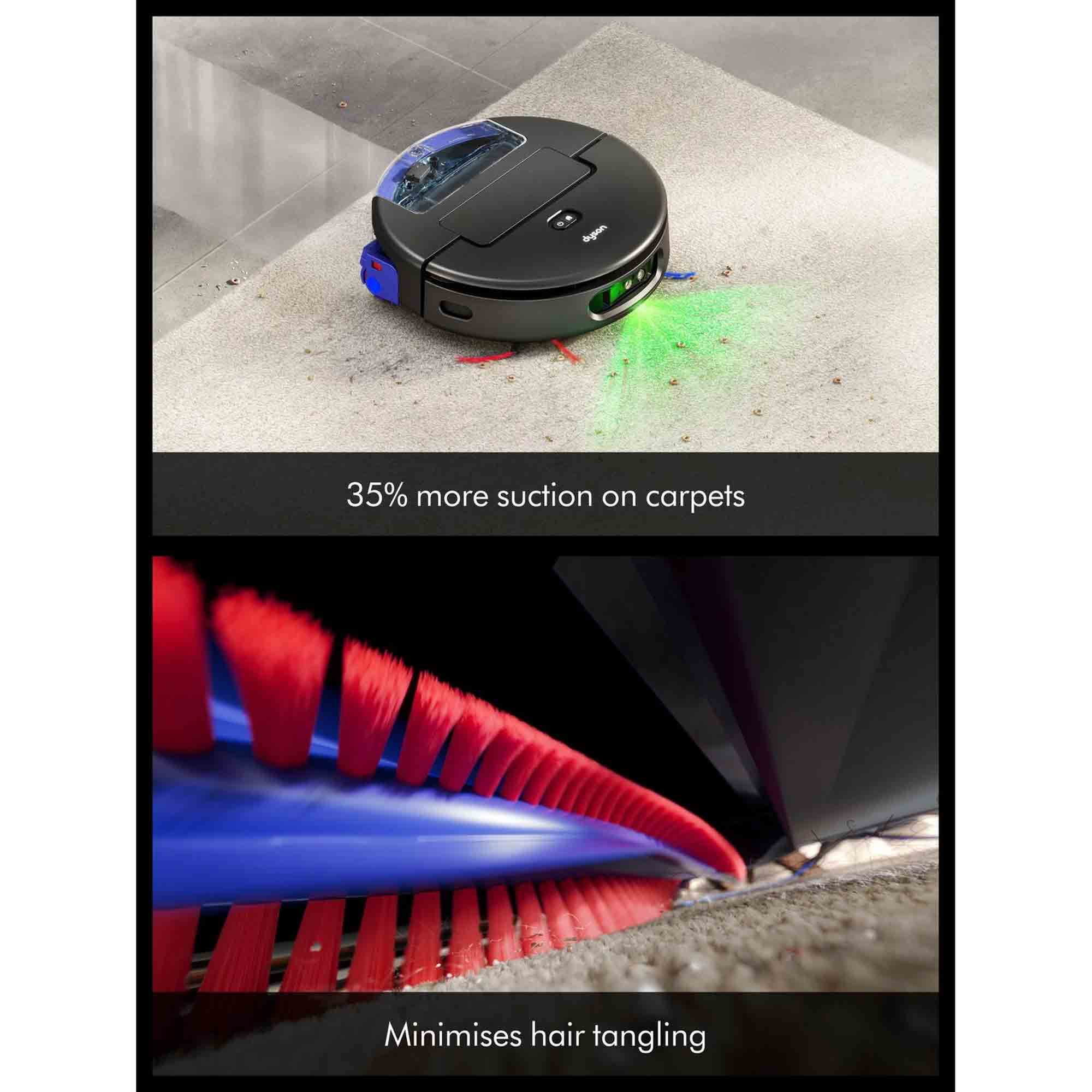 Dyson Spot & Scrub AI robot vacuum cleaner in Black Dyson Spot & Scrub AI robot vacuum cleaner in Black