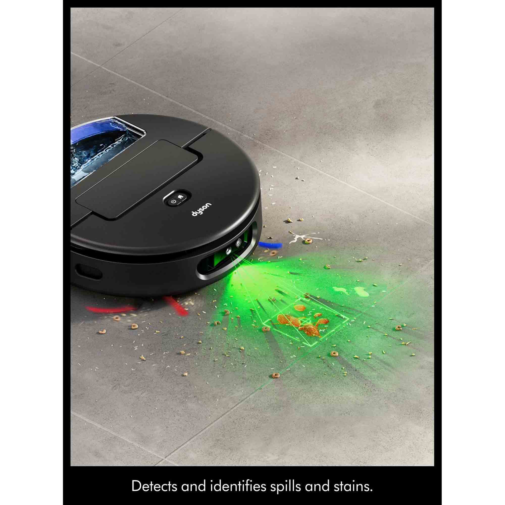 Dyson Spot & Scrub AI robot vacuum cleaner in Black Dyson Spot & Scrub AI robot vacuum cleaner in Black