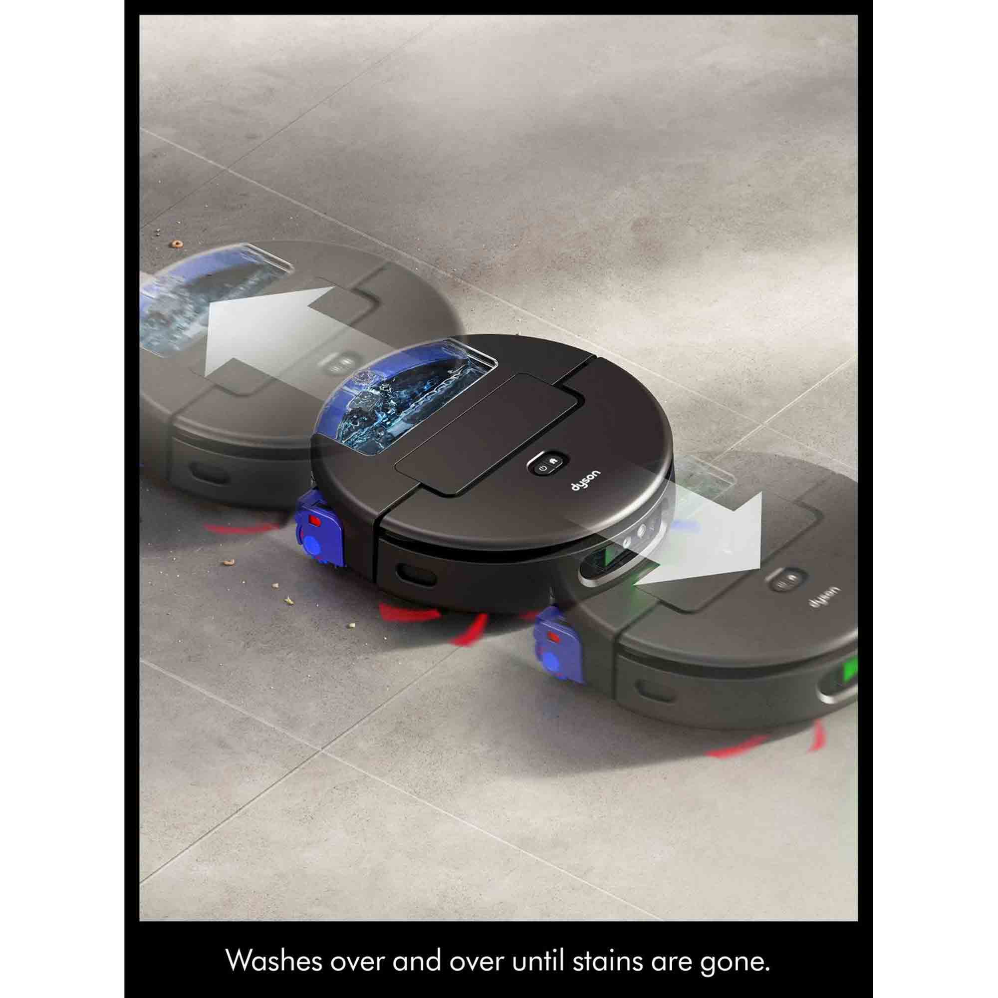 Dyson Spot & Scrub AI robot vacuum cleaner in Black Dyson Spot & Scrub AI robot vacuum cleaner in Black