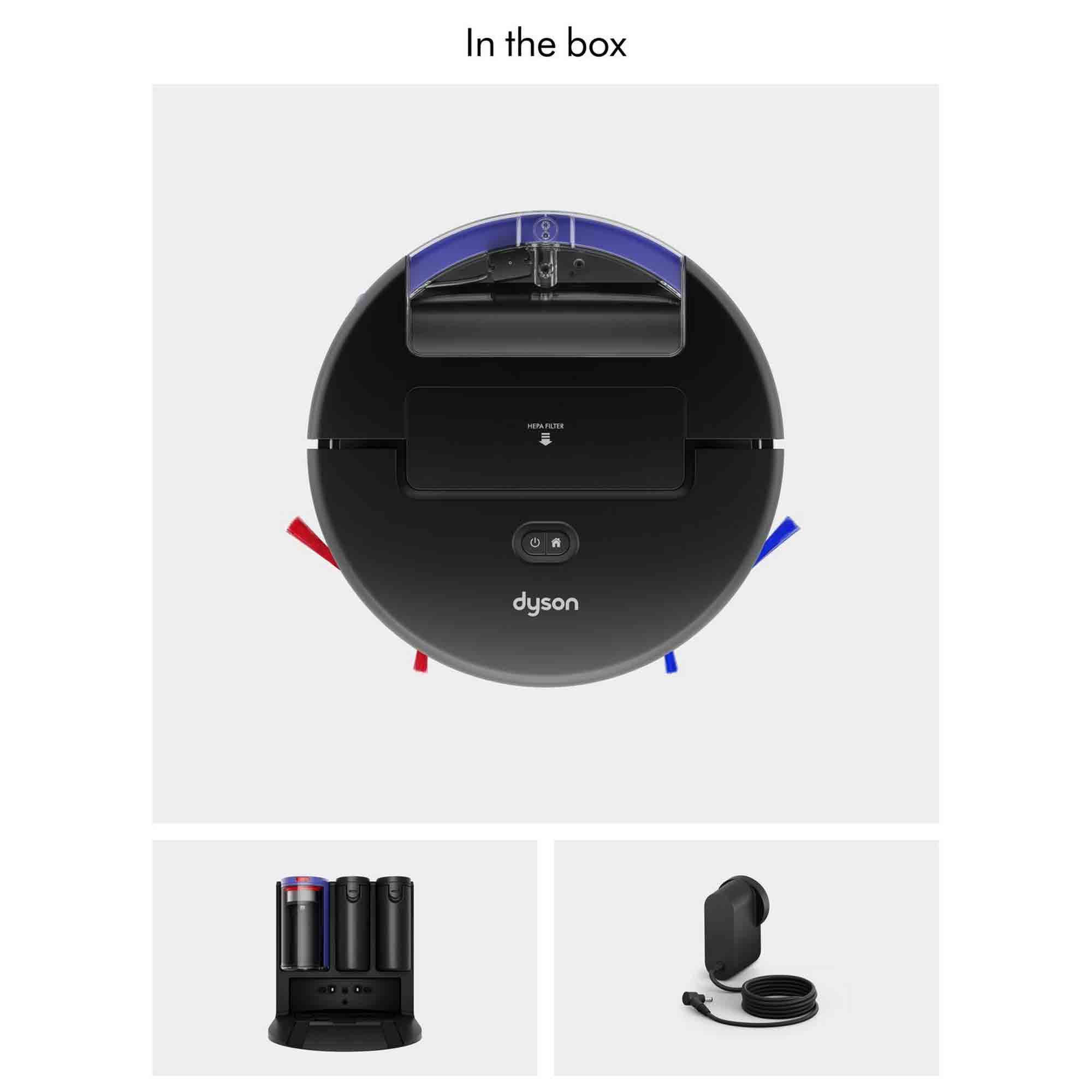 Dyson Spot & Scrub AI robot vacuum cleaner in Black Dyson Spot & Scrub AI robot vacuum cleaner in Black