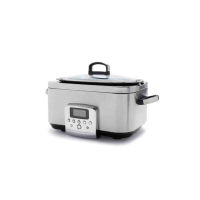 Greenpan 6 Litre Slow Cooker in Stainless Steel - CC005308
