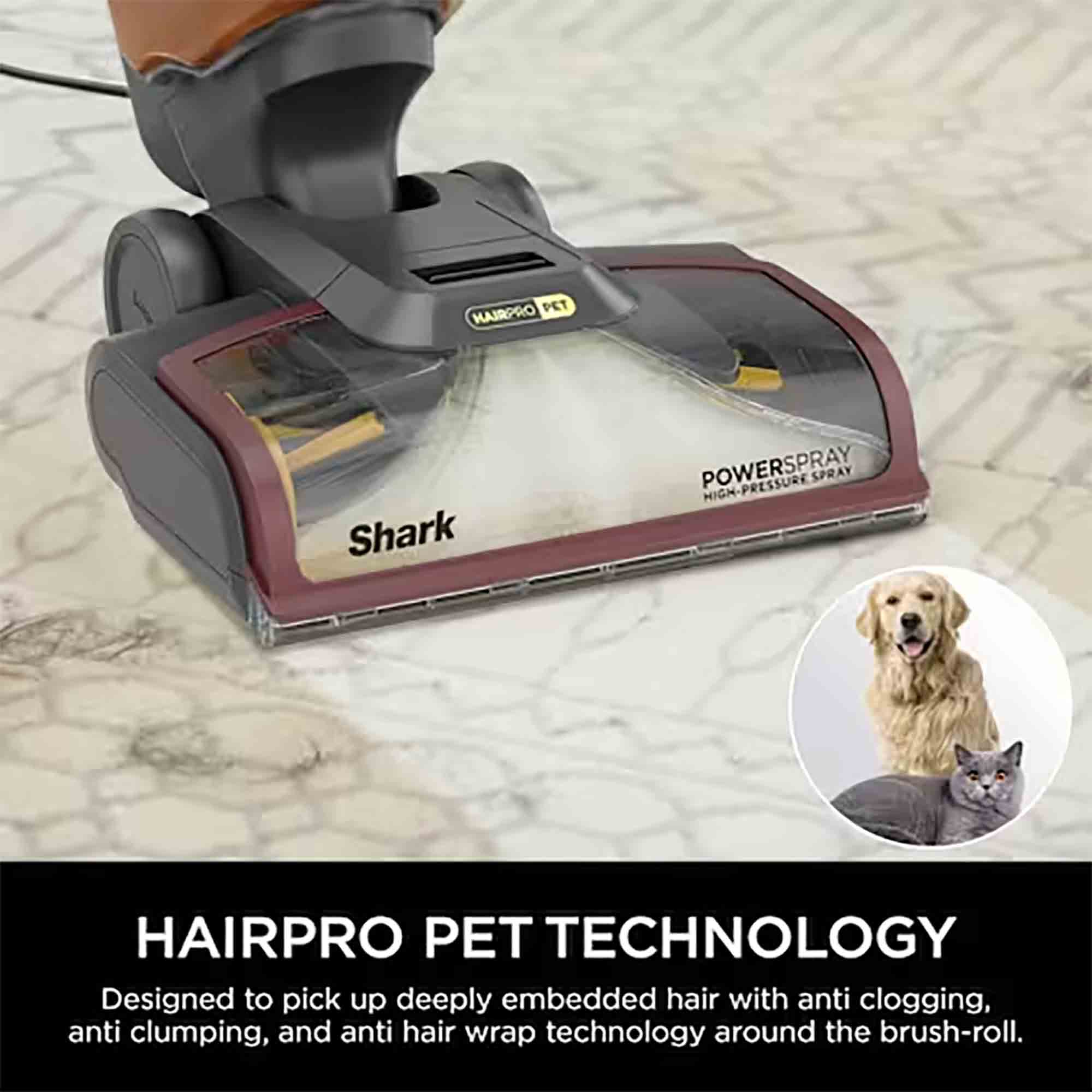 Shark CarpetXpert HairPro Pet Deep Carpet Cleaner in Grey & Burgundy - EX220UK Shark CarpetXpert HairPro Pet Deep Carpet Cleaner in Grey & Burgundy - EX220UK