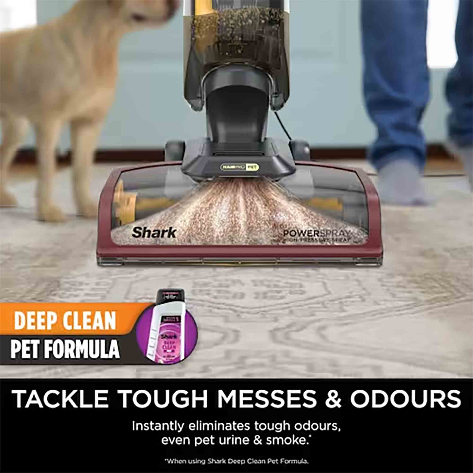 Shark CarpetXpert HairPro Pet Deep Carpet Cleaner in Grey & Burgundy - EX220UK Shark CarpetXpert HairPro Pet Deep Carpet Cleaner in Grey & Burgundy - EX220UK