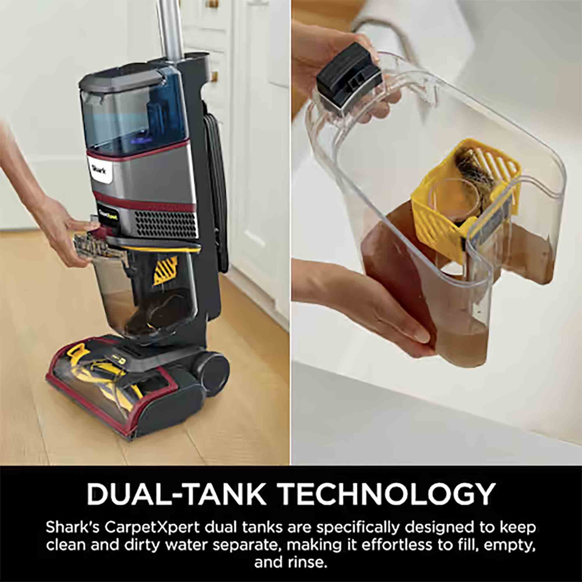 Shark CarpetXpert HairPro Pet Deep Carpet Cleaner in Grey & Burgundy - EX220UK Shark CarpetXpert HairPro Pet Deep Carpet Cleaner in Grey & Burgundy - EX220UK