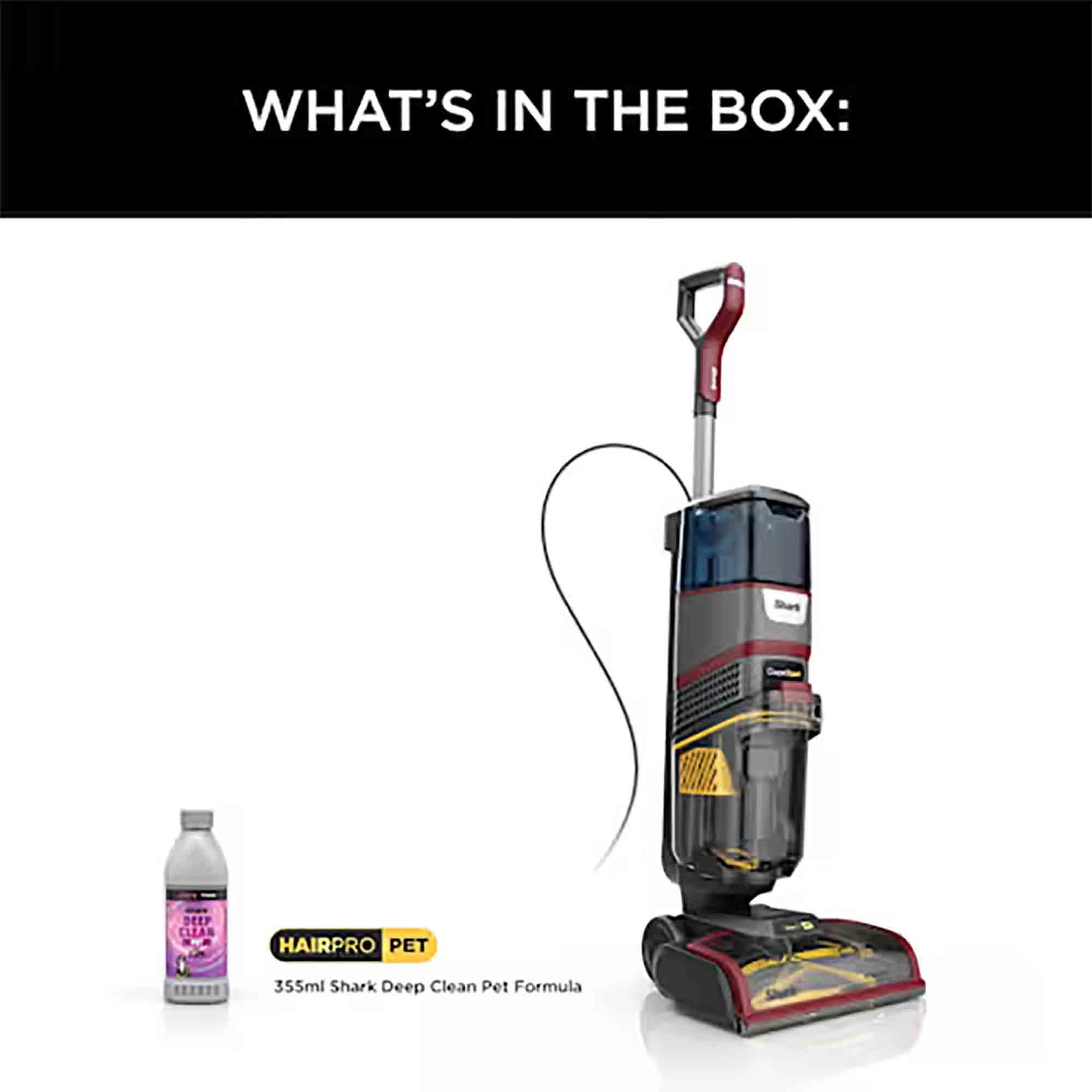 Shark CarpetXpert HairPro Pet Deep Carpet Cleaner in Grey & Burgundy - EX220UK Shark CarpetXpert HairPro Pet Deep Carpet Cleaner in Grey & Burgundy - EX220UK