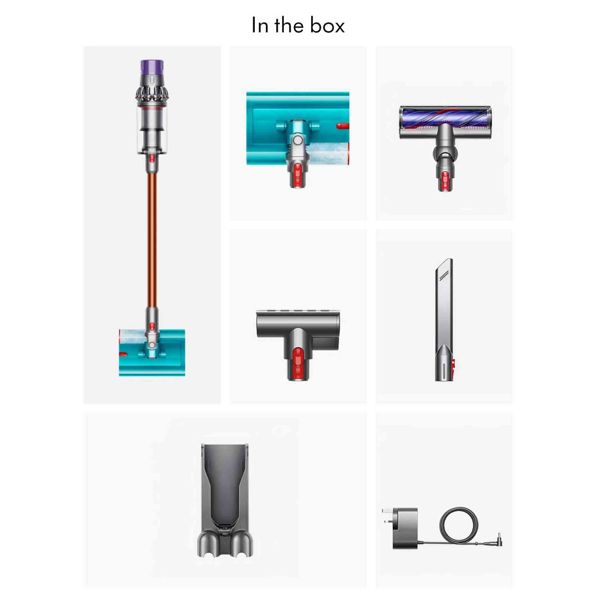 Dyson V10 Cyclone Submarine Cordless Wet & Dry Vacuum - Nickel/Copper - V10CYCSUB Dyson V10 Cyclone Submarine Cordless Wet & Dry Vacuum - Nickel/Copper - V10CYCSUB