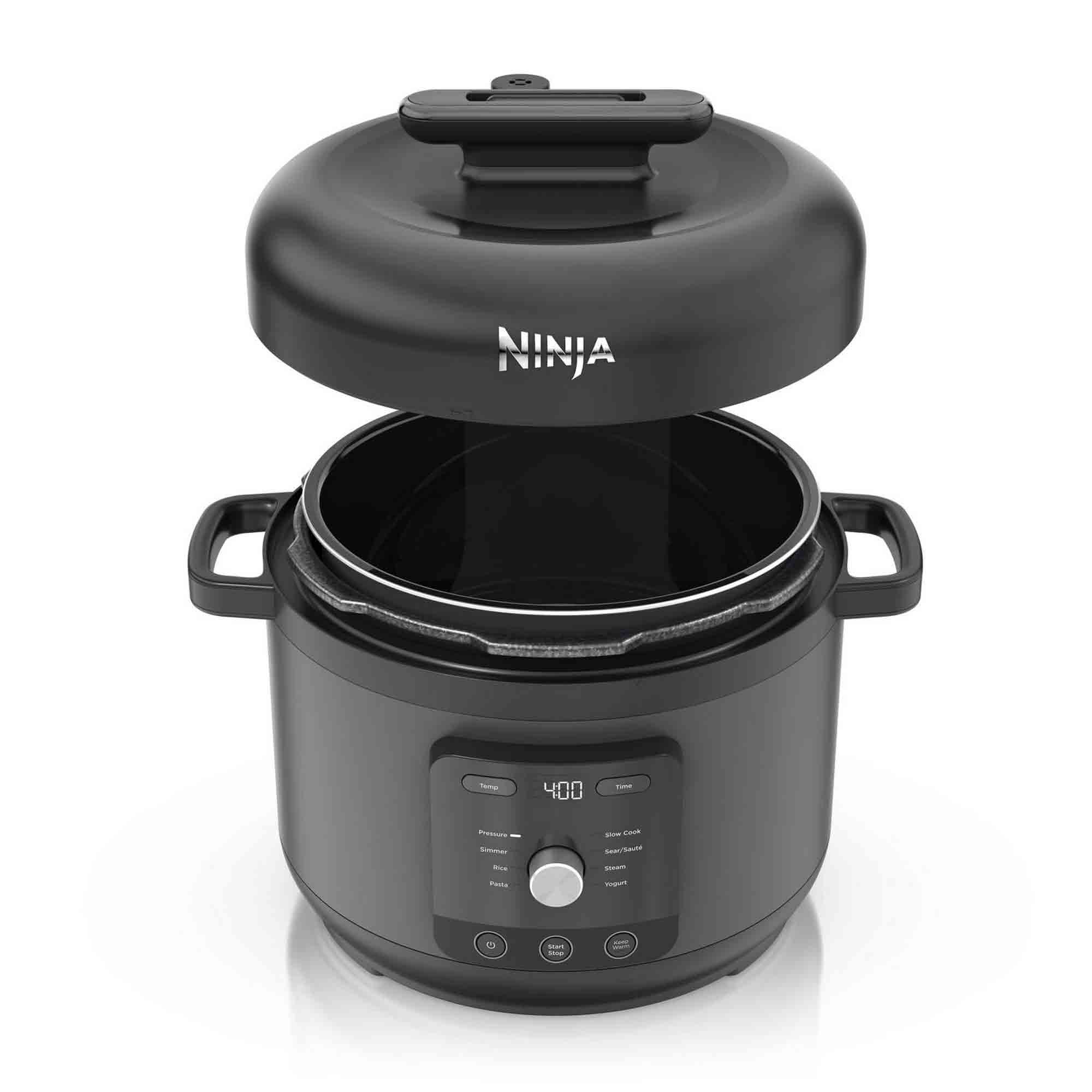 Ninja HyperHeat 9-in-1 Pressure & Rice Cooker – Grey/Black - PC201UK Ninja HyperHeat 9-in-1 Pressure & Rice Cooker – Grey/Black - PC201UK