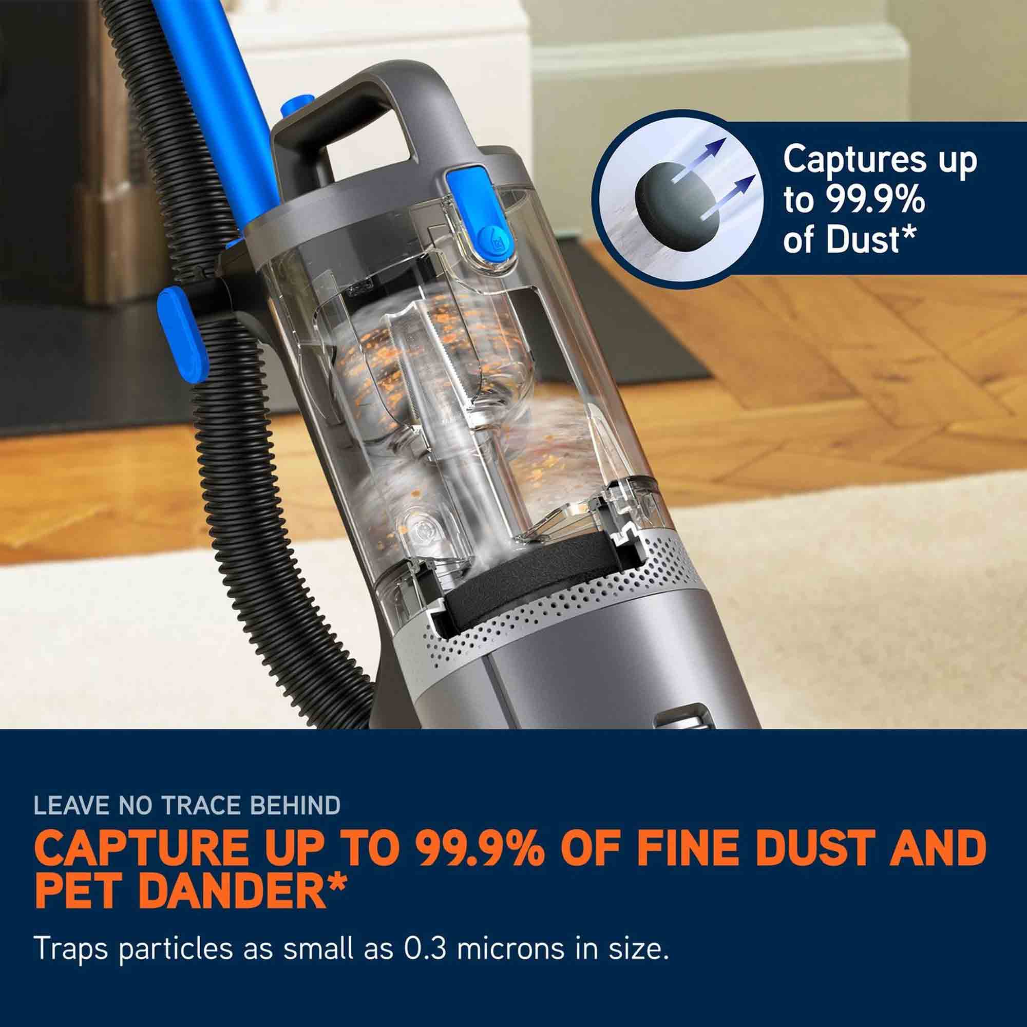 Vax LiftOut Reach Pet Upright Vacuum - Graphite / Blue - CDUP-LOXR Vax LiftOut Reach Pet Upright Vacuum - Graphite / Blue - CDUP-LOXR