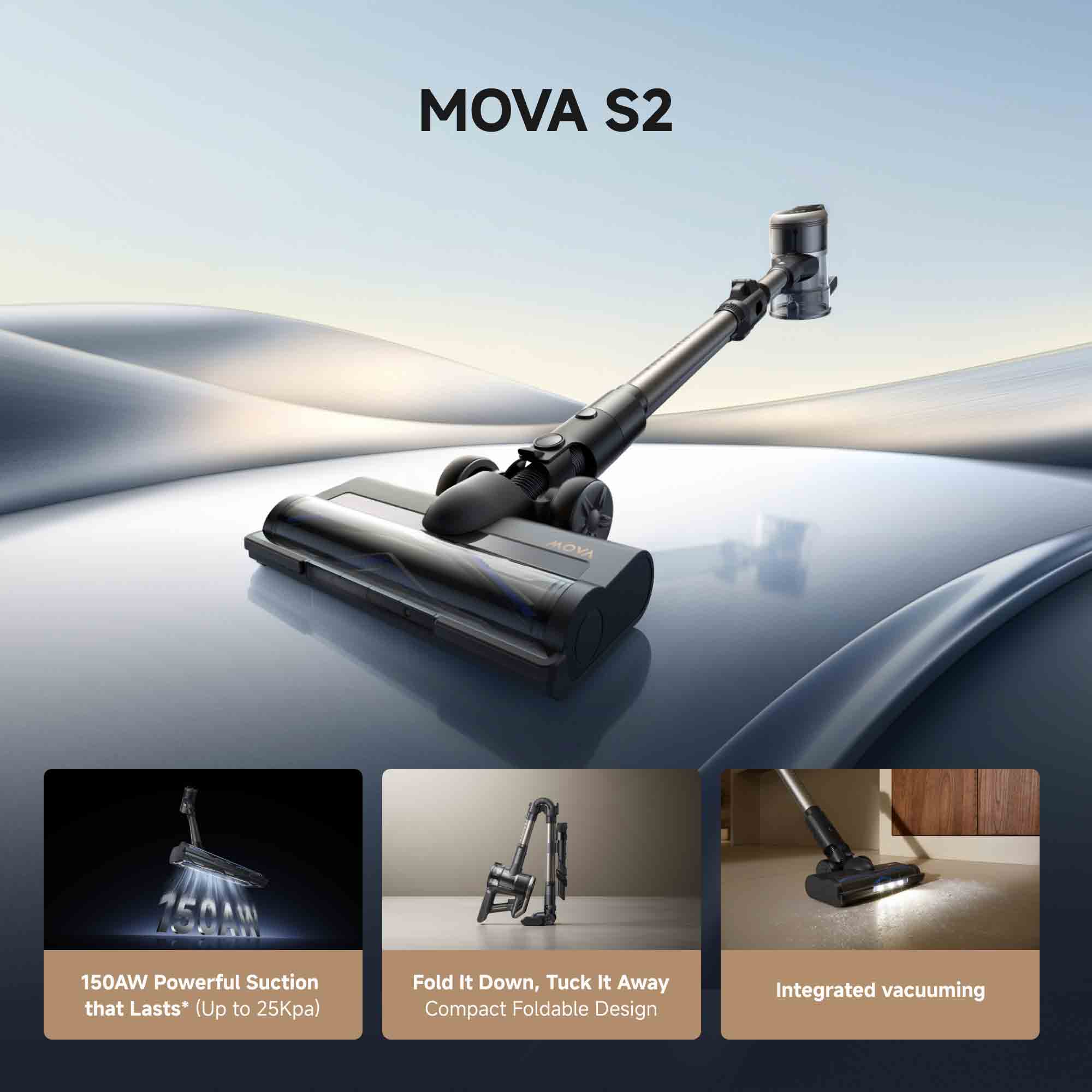MOVA S2 Cordless Stick Vacuum Cleaner - V2517D MOVA S2 Cordless Stick Vacuum Cleaner - V2517D