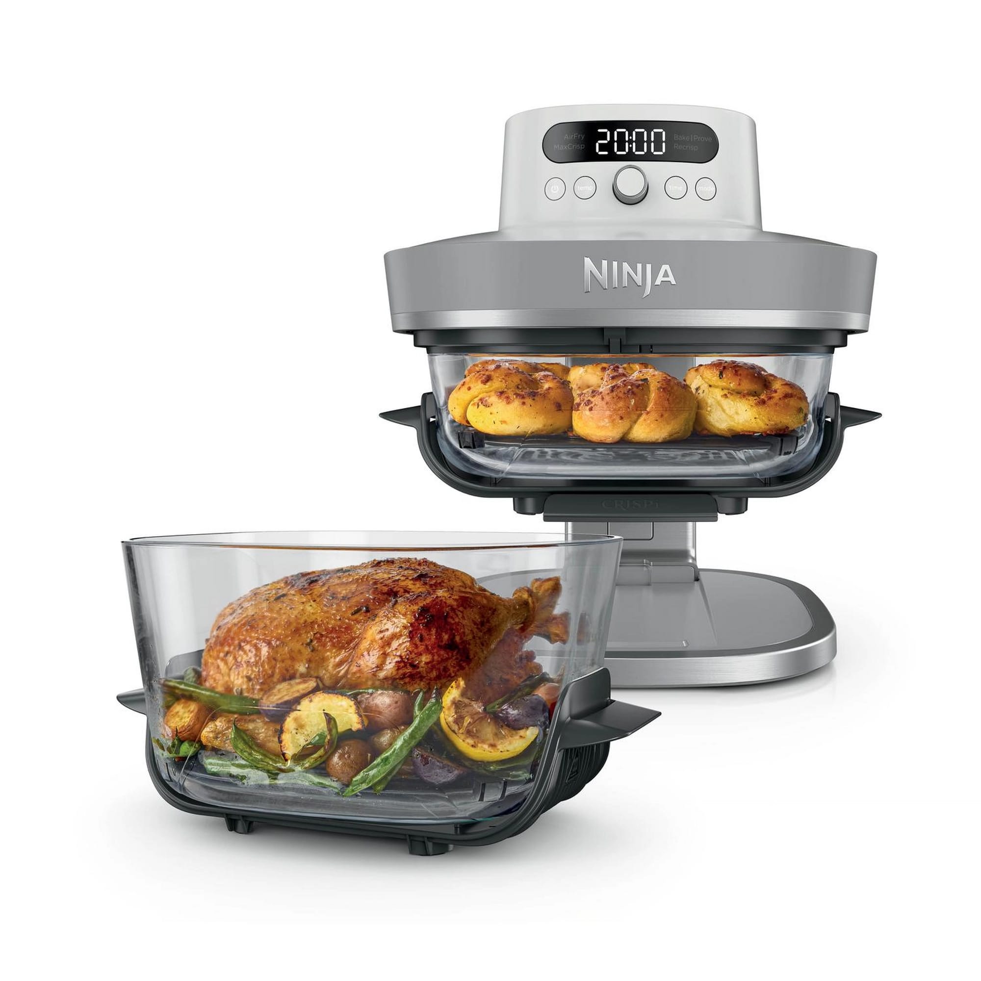 Ninja CRISPi PRO 5-in-1 Glass Air Fryer - White - AS090UKWH Ninja CRISPi PRO 5-in-1 Glass Air Fryer - White - AS090UKWH