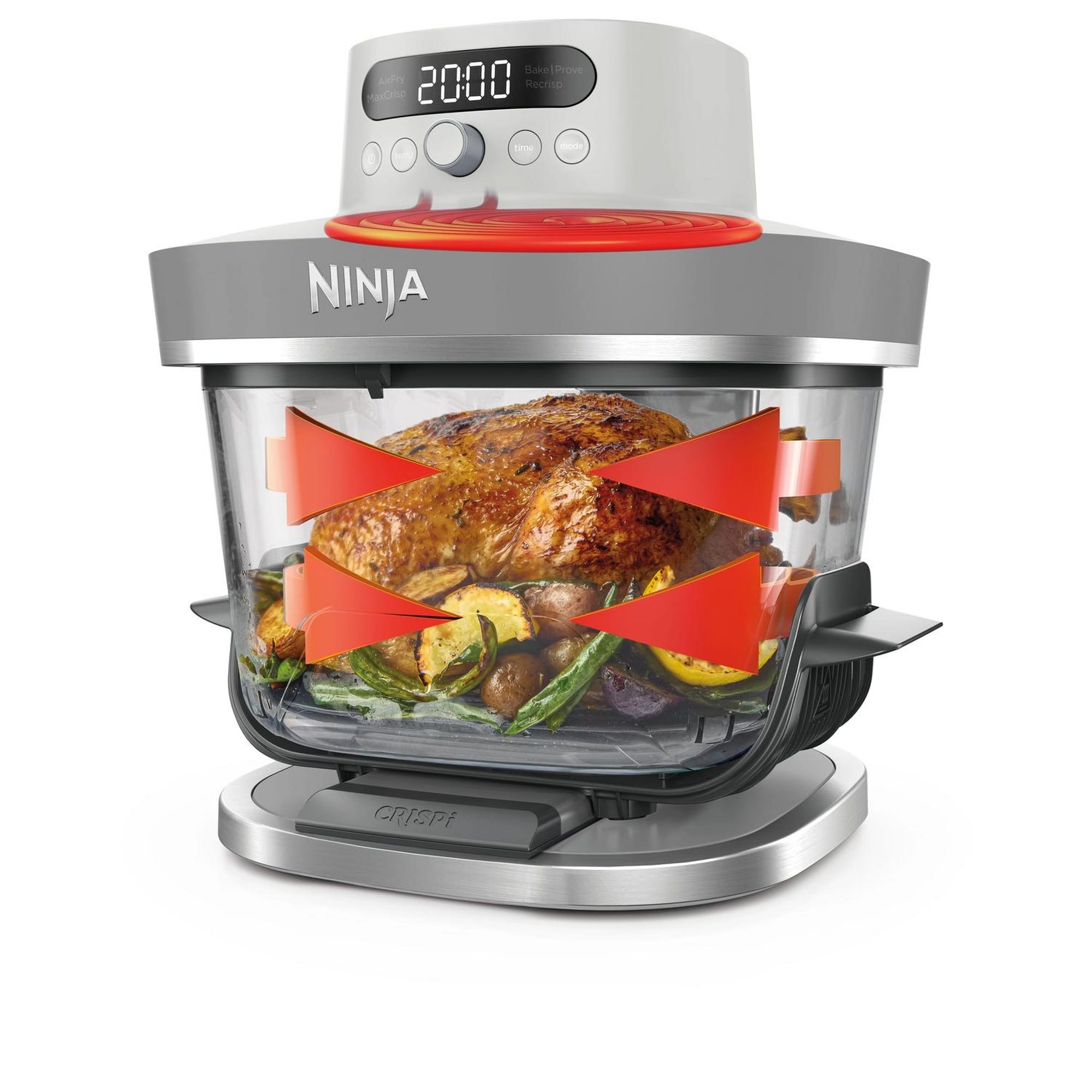 Ninja CRISPi PRO 5-in-1 Glass Air Fryer - White - AS090UKWH Ninja CRISPi PRO 5-in-1 Glass Air Fryer - White - AS090UKWH