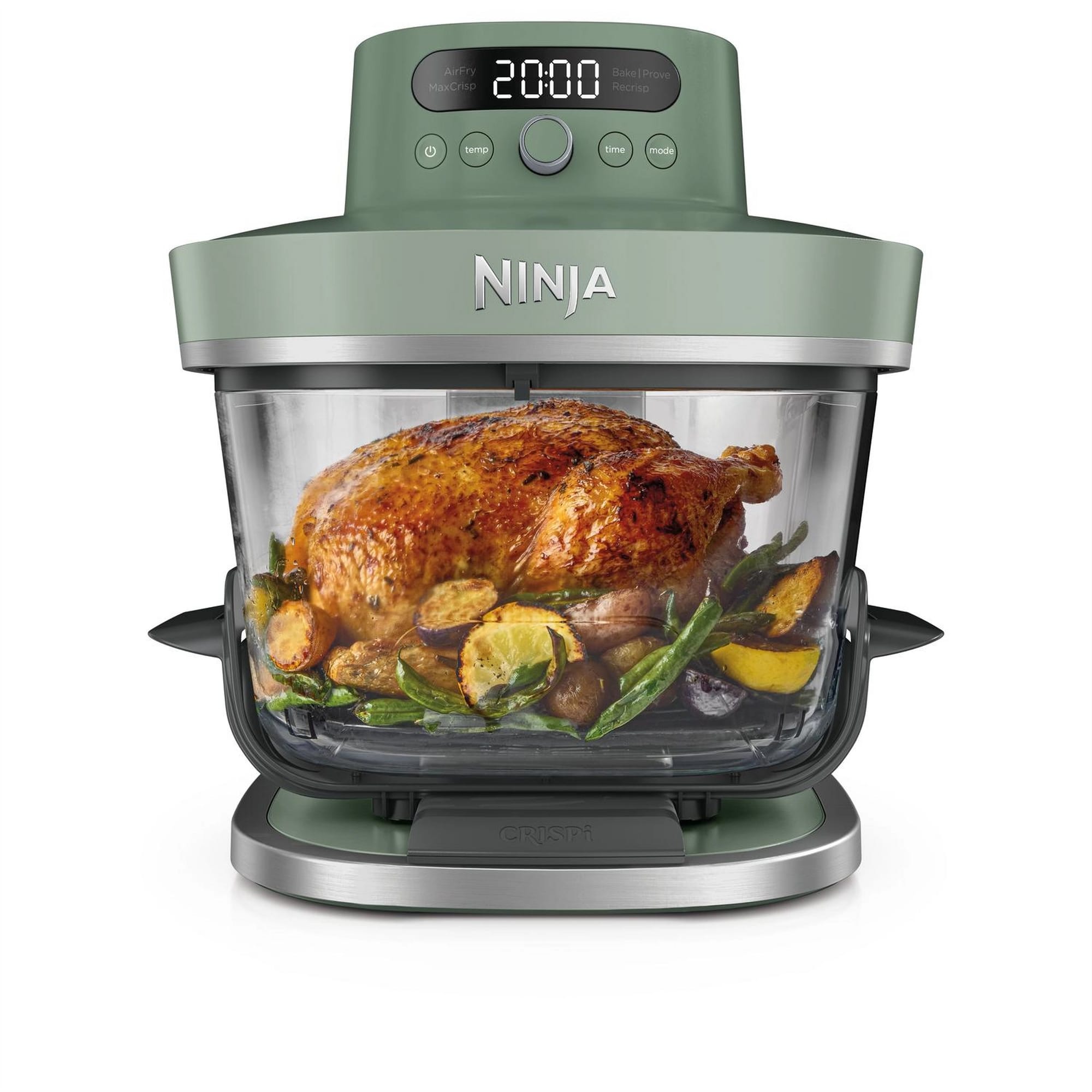 Ninja CRISPi PRO 5-in-1 Glass Air Fryer - Green - AS090UKGN Ninja CRISPi PRO 5-in-1 Glass Air Fryer - Green - AS090UKGN