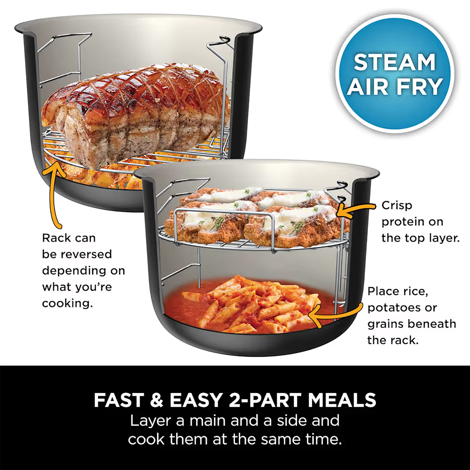 Ninja OL550UK 6L 11-in-1 One Lid Multi Cooker – Black Ninja OL550UK 6L 11-in-1 One Lid Multi Cooker – Black