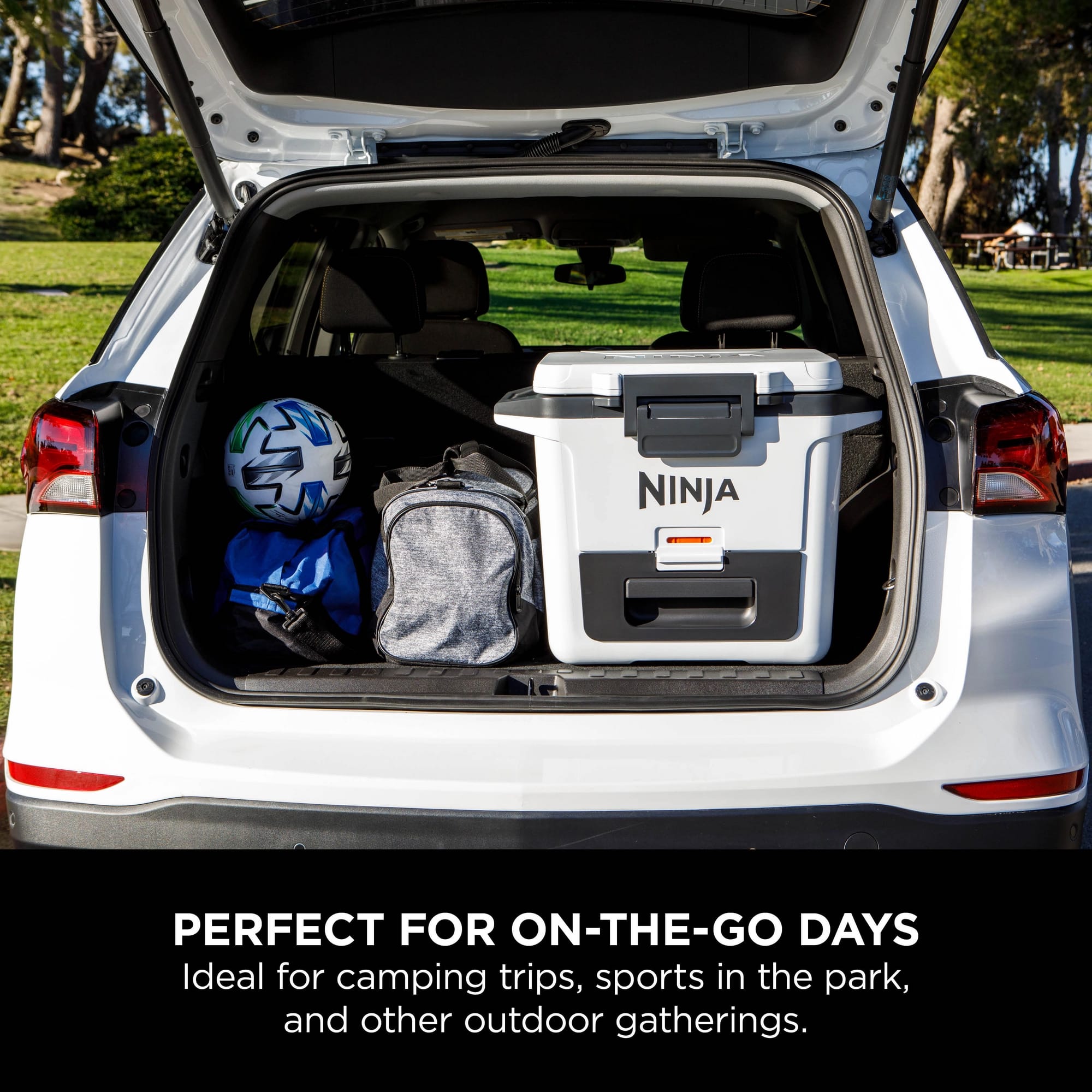 Ninja FrostVault 28L Hard Cooler with Dry Zone - Cloud White - FB131UKWH Ninja FrostVault 28L Hard Cooler with Dry Zone - Cloud White - FB131UKWH