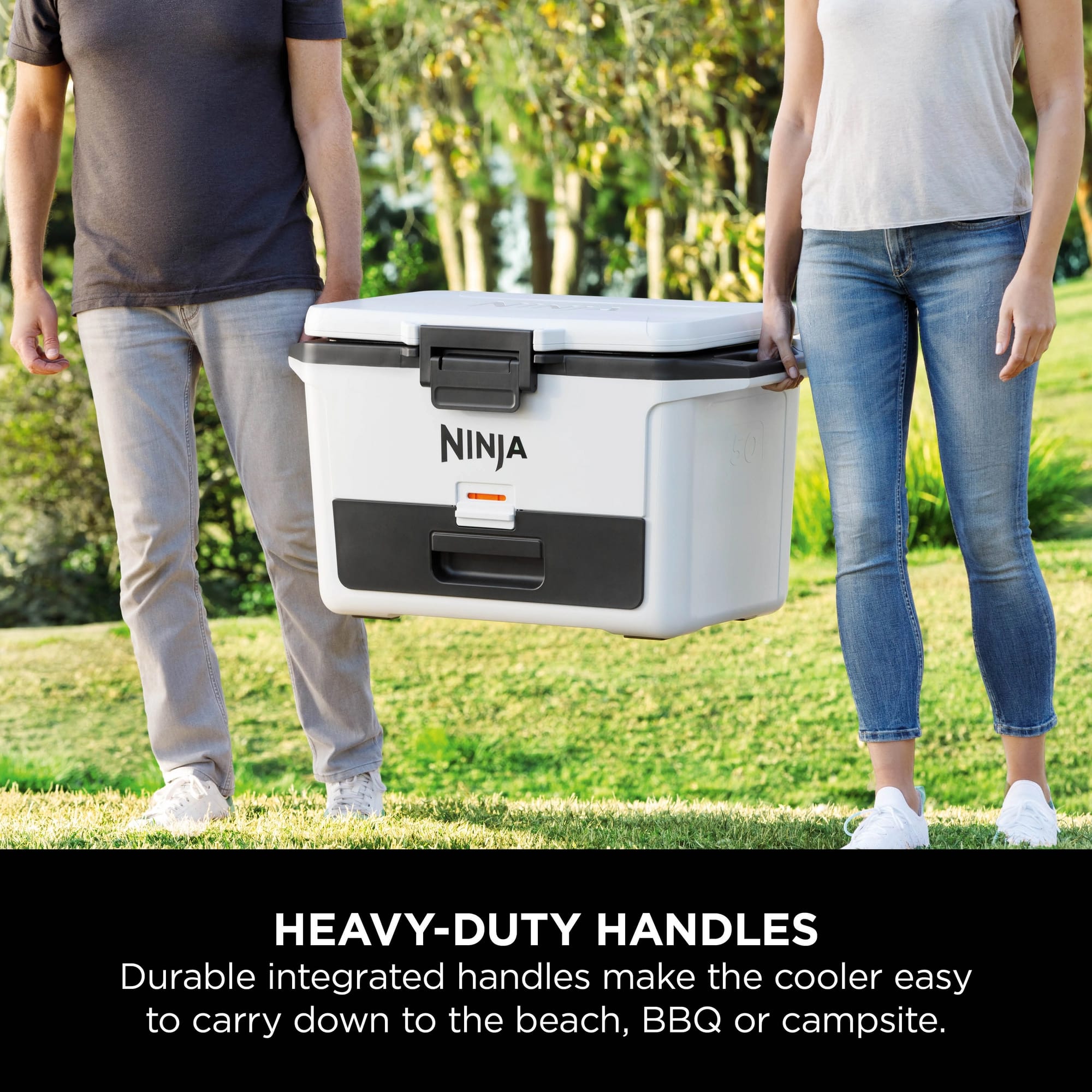 Ninja FrostVault 47L Hard Cooler with Dry Zone – Cloud White - FB151UKWH Ninja FrostVault 47L Hard Cooler with Dry Zone – Cloud White - FB151UKWH