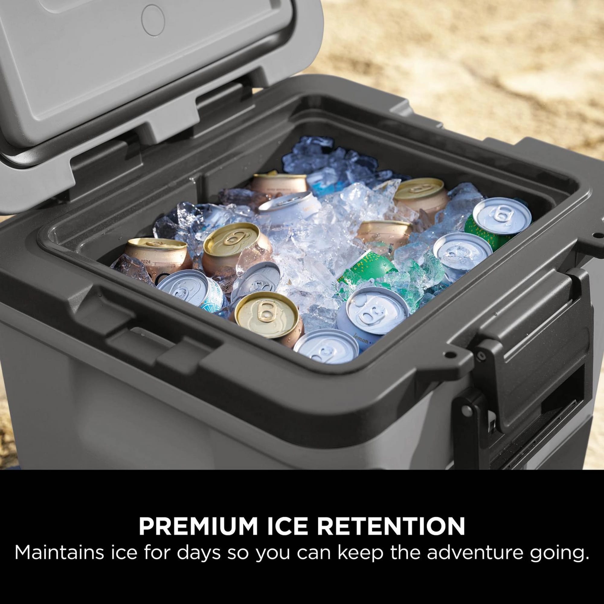 Ninja FrostVault 28L Wheeled Cooler with Dry Zone - Slate Grey - FB230UKGY Ninja FrostVault 28L Wheeled Cooler with Dry Zone - Slate Grey - FB230UKGY