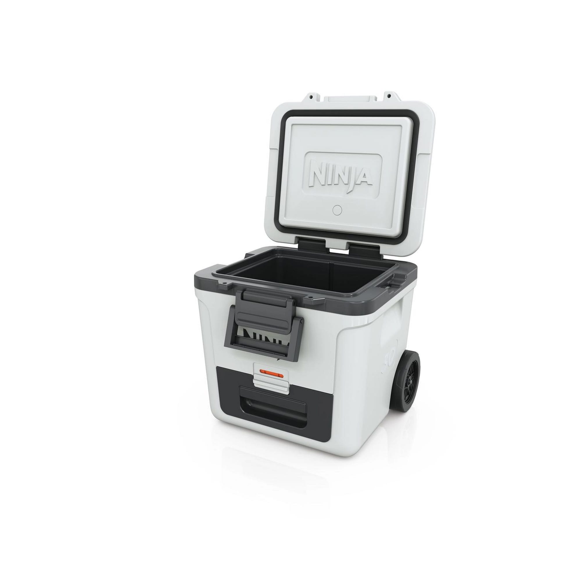 Ninja FrostVault 28L Wheeled Cooler with Dry Zone - Cloud White - FB230UKWH Ninja FrostVault 28L Wheeled Cooler with Dry Zone - Cloud White - FB230UKWH