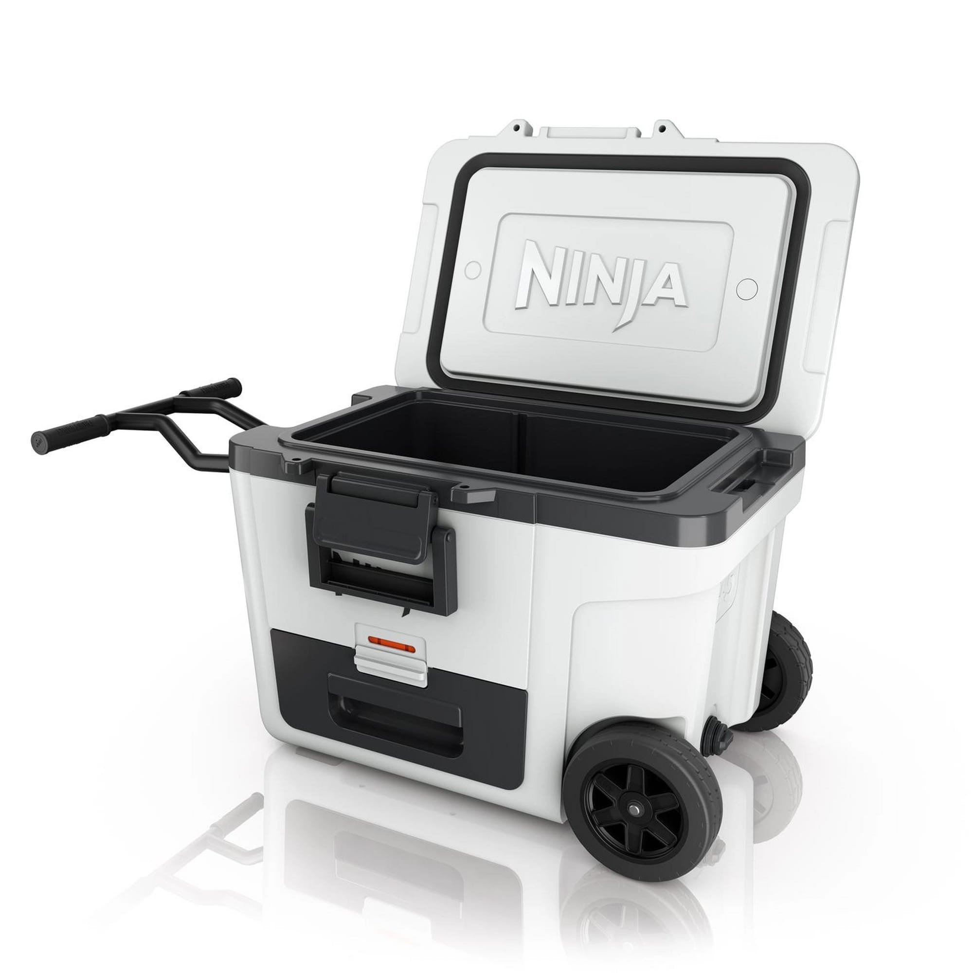 Ninja FrostVault 42L Wheeled Cooler with Dry Zone - Cloud White - FB245UKWH Ninja FrostVault 42L Wheeled Cooler with Dry Zone - Cloud White - FB245UKWH