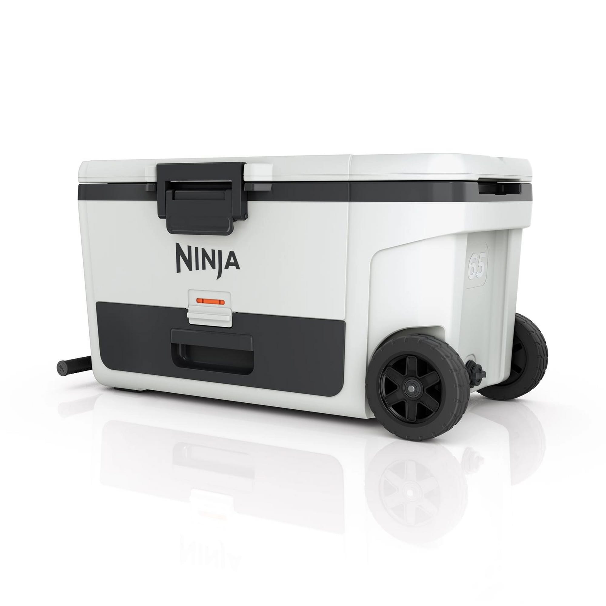 Ninja FrostVault 65QT/61L Wheeled Cooler with Dry Zone - Cloud White - FB265EUUKWH Ninja FrostVault 65QT/61L Wheeled Cooler with Dry Zone - Cloud White - FB265EUUKWH