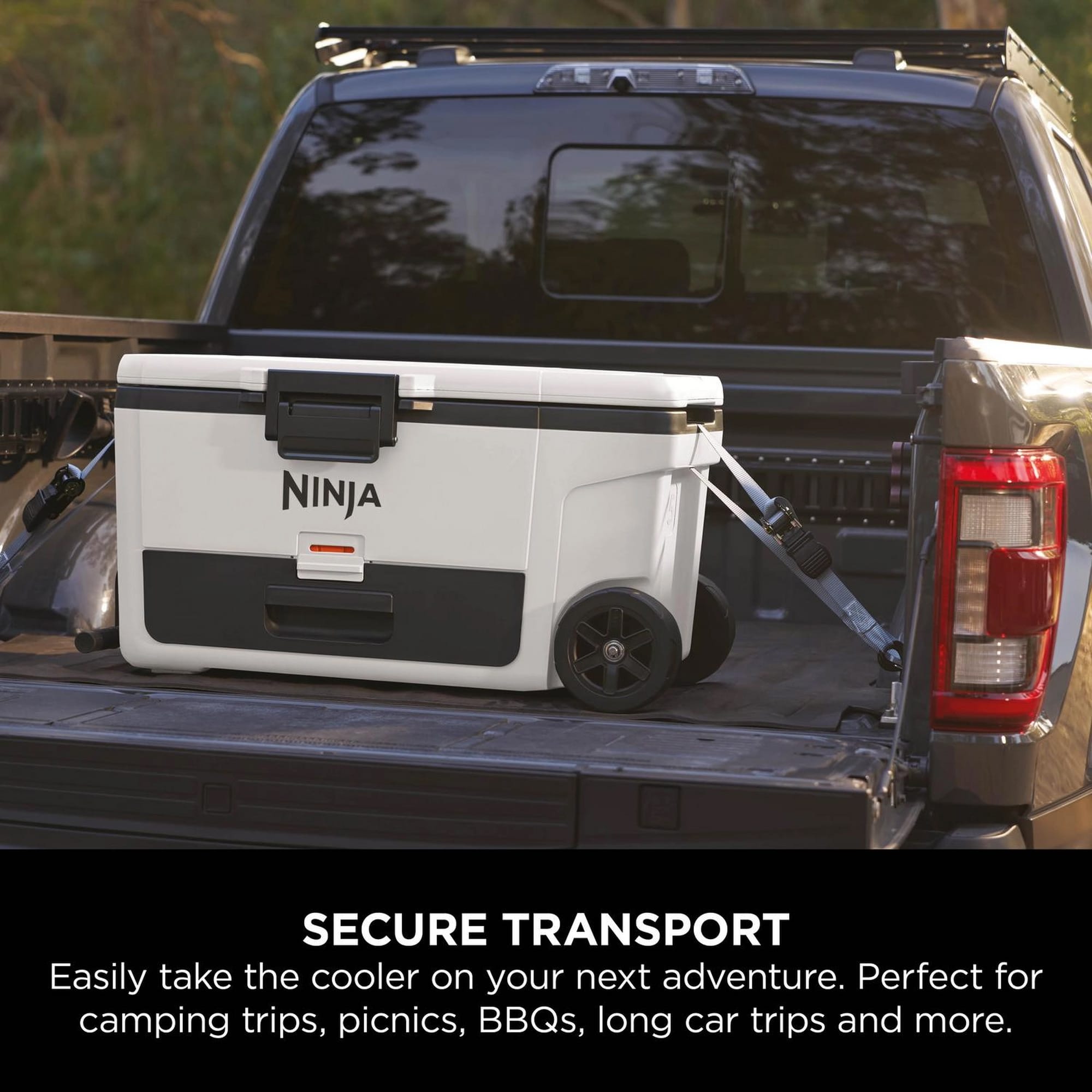 Ninja FrostVault 65QT/61L Wheeled Cooler with Dry Zone - Cloud White - FB265EUUKWH Ninja FrostVault 65QT/61L Wheeled Cooler with Dry Zone - Cloud White - FB265EUUKWH
