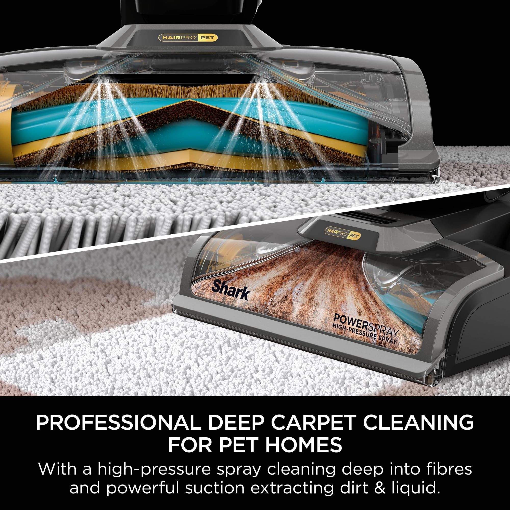 Shark CarpetXpert Carpet Cleaner with Built-In Stain Striker - Charcoal & Fuchsia - EX300UK Shark CarpetXpert Carpet Cleaner with Built-In Stain Striker - Charcoal & Fuchsia - EX300UK