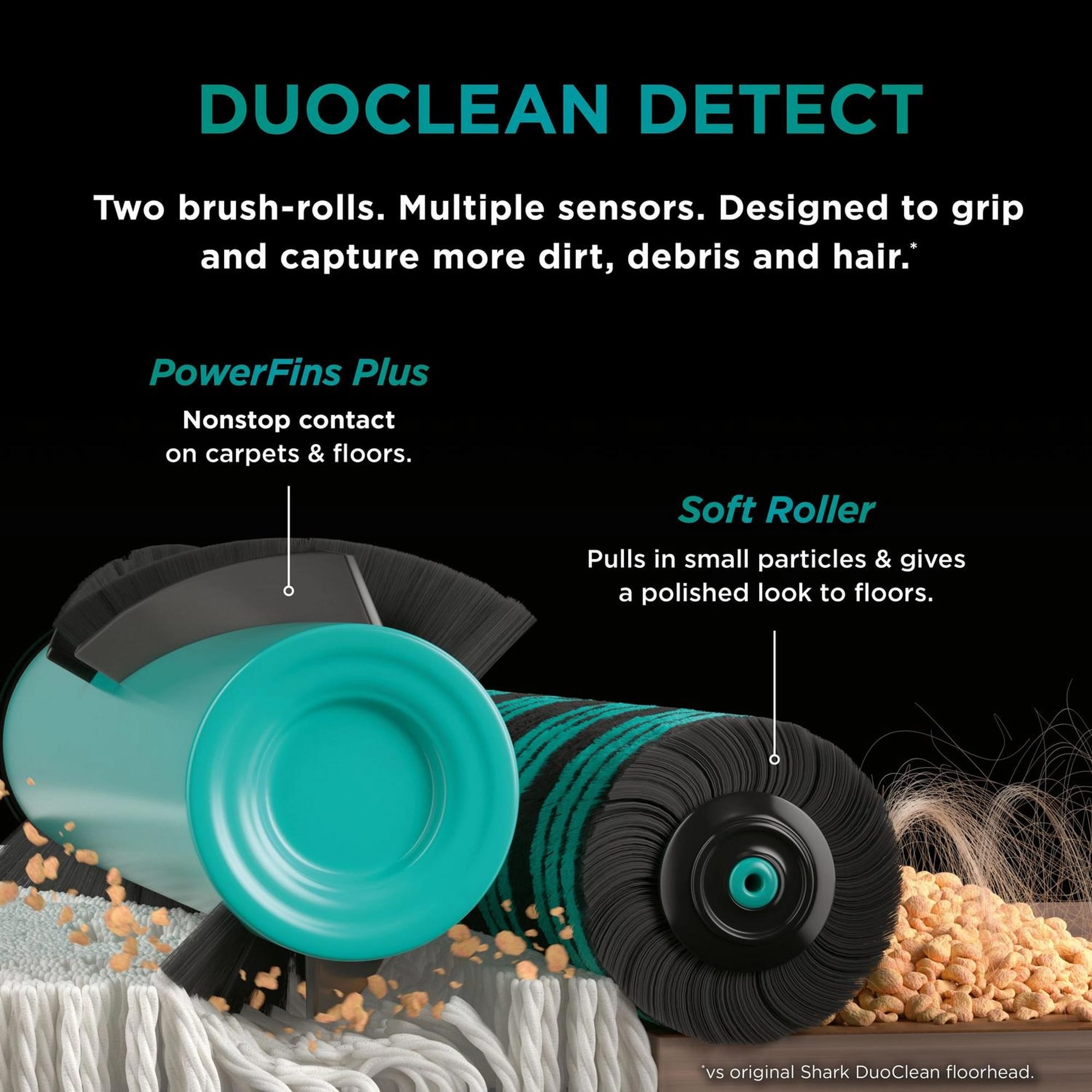 Shark PowerDetect Corded Stick Vacuum Cleaner - Dark Teal - HZ4000UKT Shark PowerDetect Corded Stick Vacuum Cleaner - Dark Teal - HZ4000UKT
