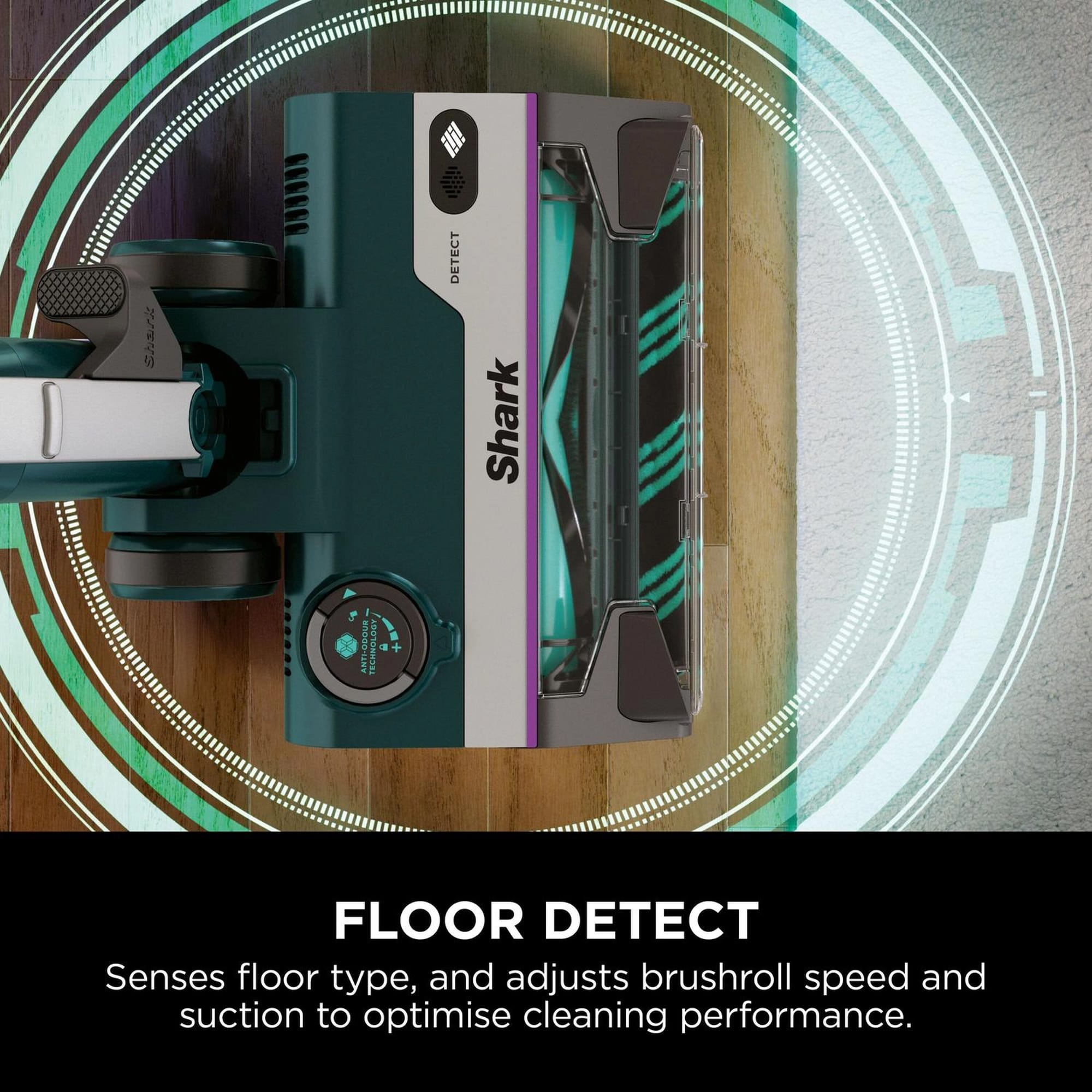 Shark PowerDetect Corded Stick Vacuum Cleaner - Dark Teal - HZ4000UKT Shark PowerDetect Corded Stick Vacuum Cleaner - Dark Teal - HZ4000UKT