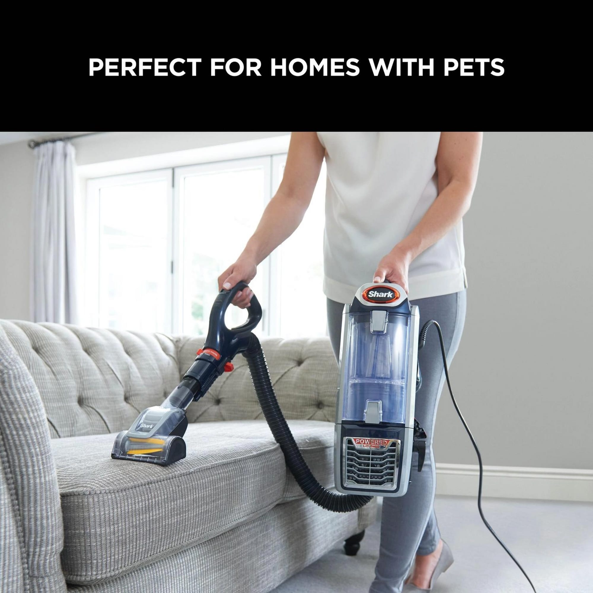 Shark Anti Hair Wrap Upright Vacuum Cleaner with Powered Lift-Away TruePet - Blue - NZ801UKT Shark Anti Hair Wrap Upright Vacuum Cleaner with Powered Lift-Away TruePet - Blue - NZ801UKT