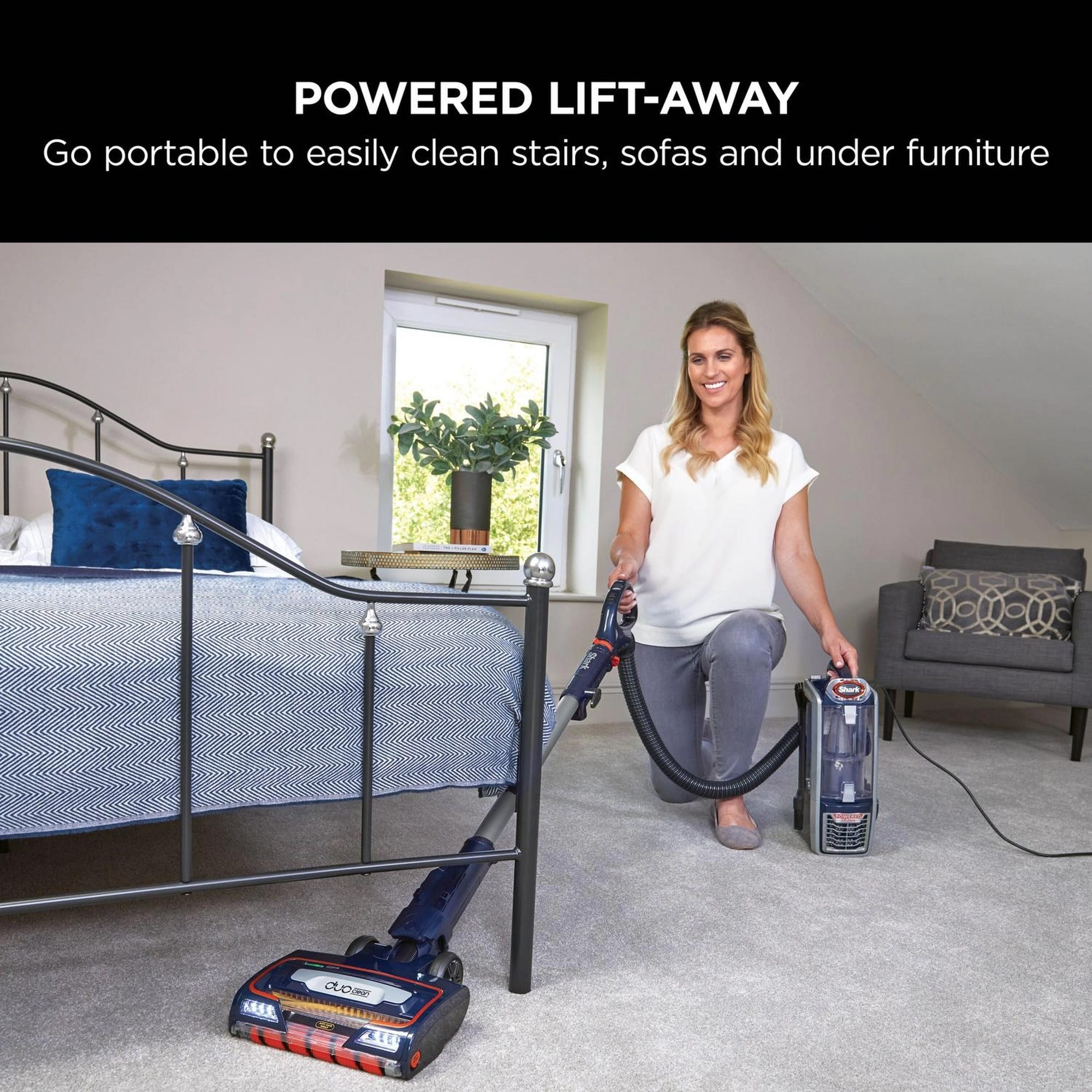 Shark Anti Hair Wrap Upright Vacuum Cleaner with Powered Lift-Away TruePet - Blue - NZ801UKT Shark Anti Hair Wrap Upright Vacuum Cleaner with Powered Lift-Away TruePet - Blue - NZ801UKT