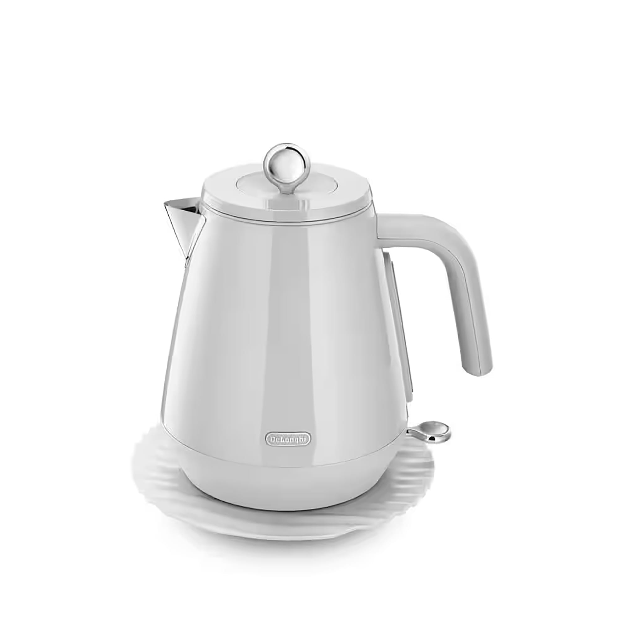 Delonghi Eclettica 1.7L Kettle in White - KBY3001W Delonghi Eclettica 1.7L Kettle in White - KBY3001W