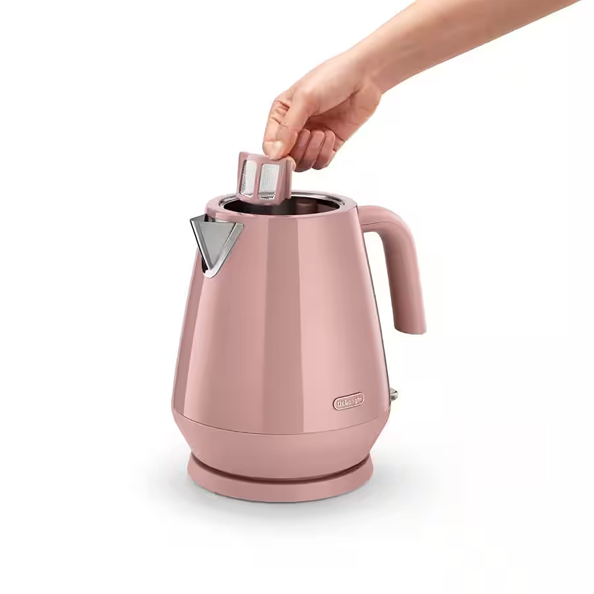 Delonghi Eclettica 1.7L Kettle in Pink - KBY3001PK Delonghi Eclettica 1.7L Kettle in Pink - KBY3001PK
