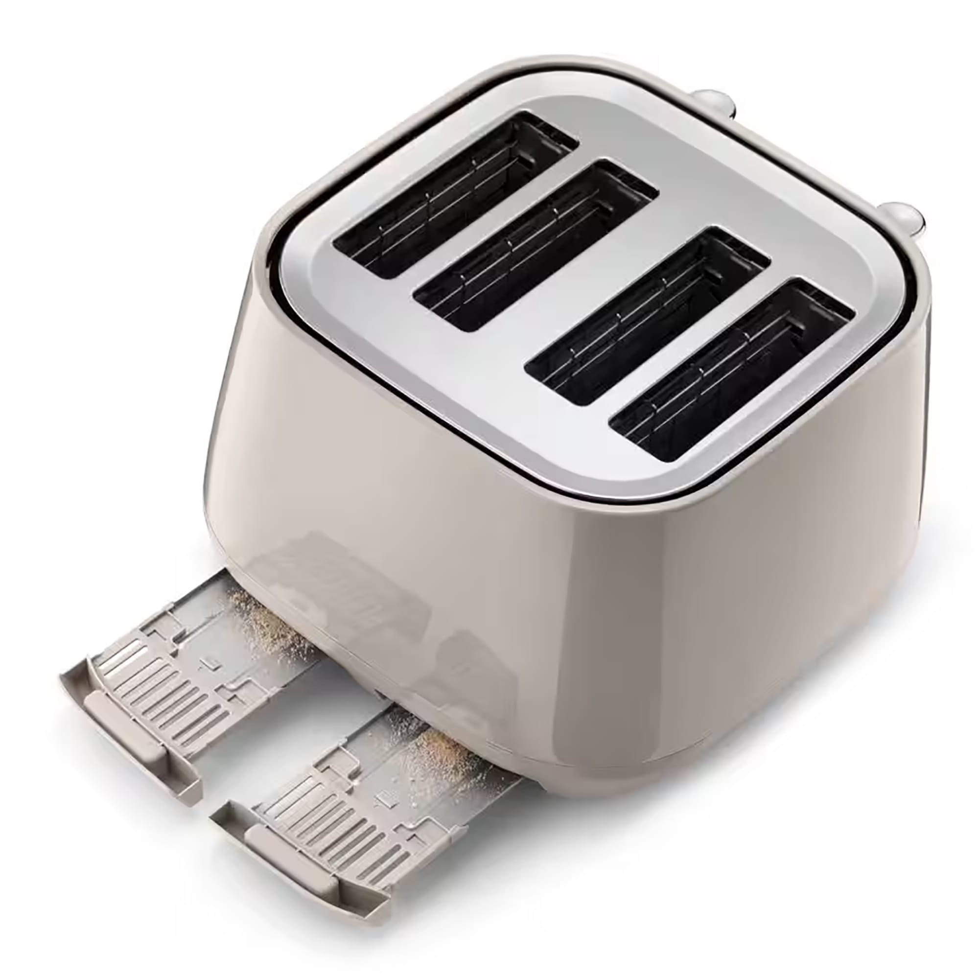 Delonghi Eclettica 4 Slice Toaster in Beige - CTY4003BG Delonghi Eclettica 4 Slice Toaster in Beige - CTY4003BG