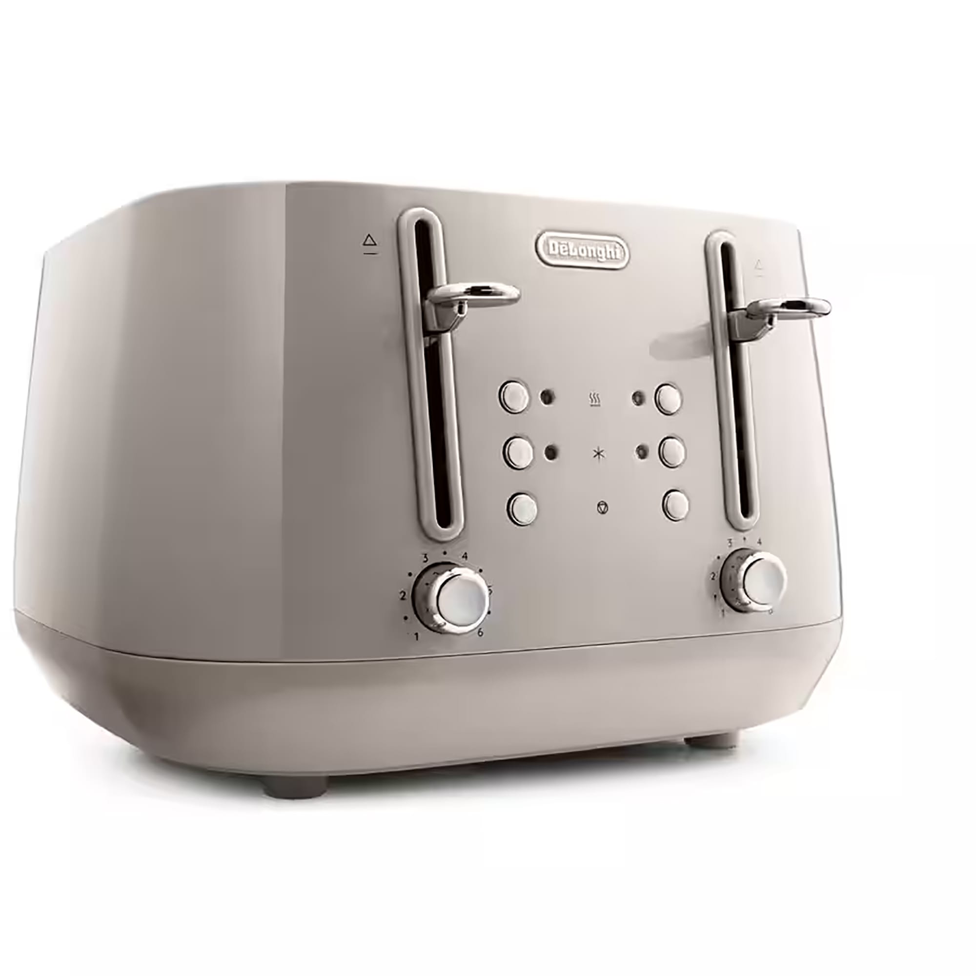 Delonghi Eclettica 4 Slice Toaster in Beige - CTY4003BG Delonghi Eclettica 4 Slice Toaster in Beige - CTY4003BG