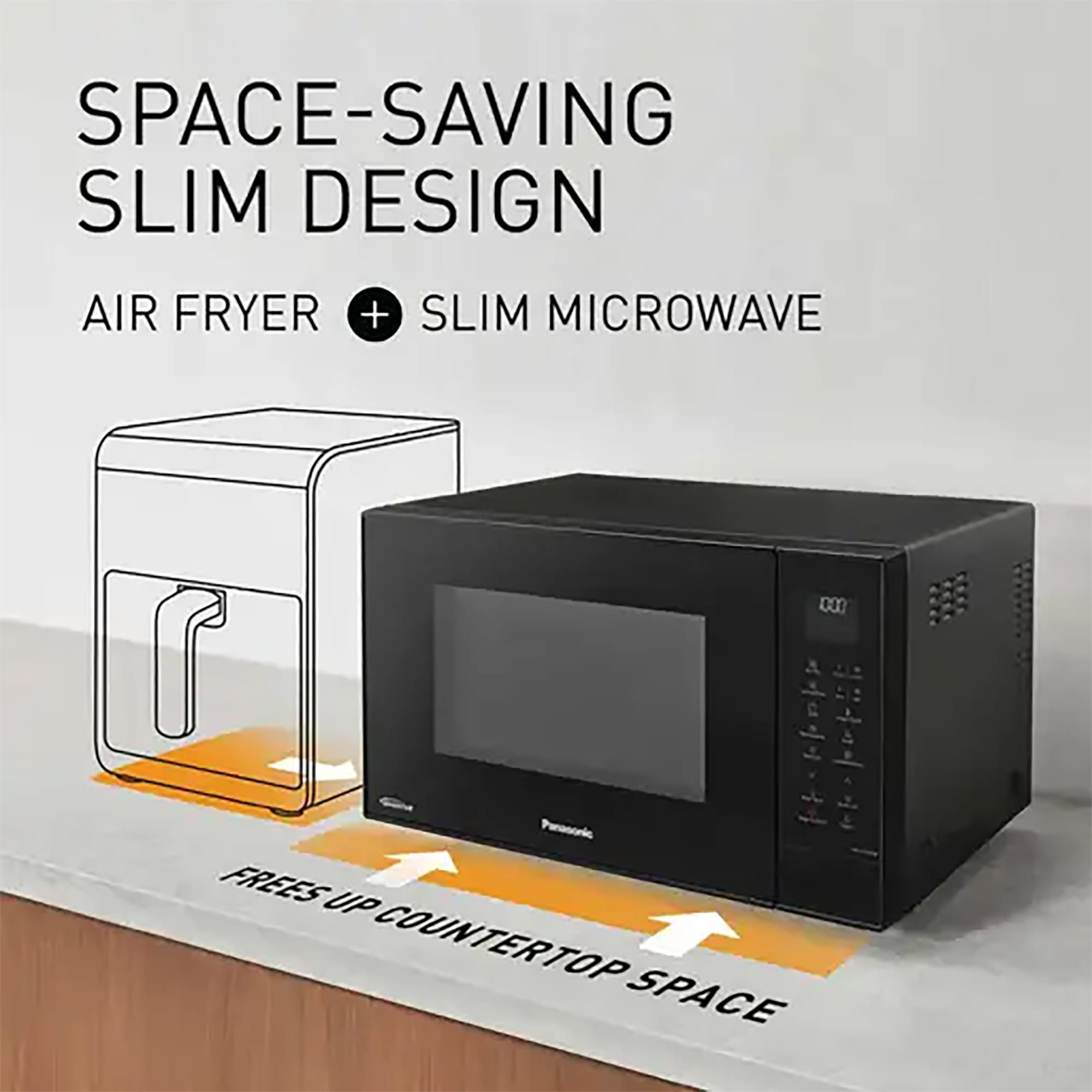 Panasonic 27L 1000W 4-in-1 Combi Microwave Oven – Black - NN-CT56RBBPQ Panasonic 27L 1000W 4-in-1 Combi Microwave Oven – Black - NN-CT56RBBPQ
