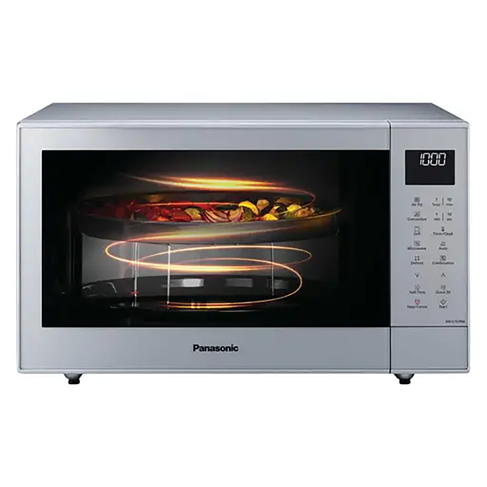 Panasonic 27L 1000W 4-in-1 Combi Inverter Microwave Oven in Silver - NN-CT57RMBPQ Panasonic 27L 1000W 4-in-1 Combi Inverter Microwave Oven in Silver - NN-CT57RMBPQ