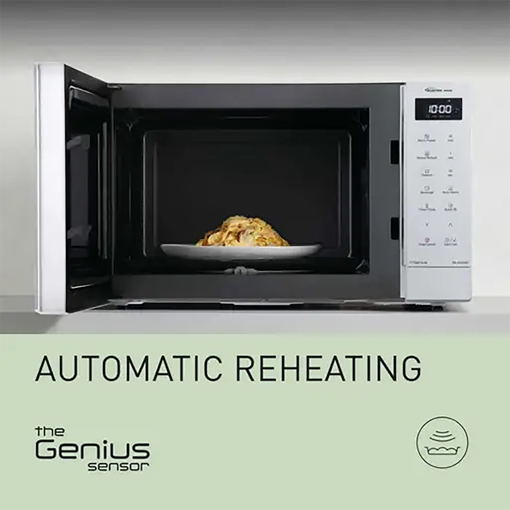 Panasonic 32L 1000W Solo Inverter Microwave Oven in White - NN-ST64QWBPQ Panasonic 32L 1000W Solo Inverter Microwave Oven in White - NN-ST64QWBPQ