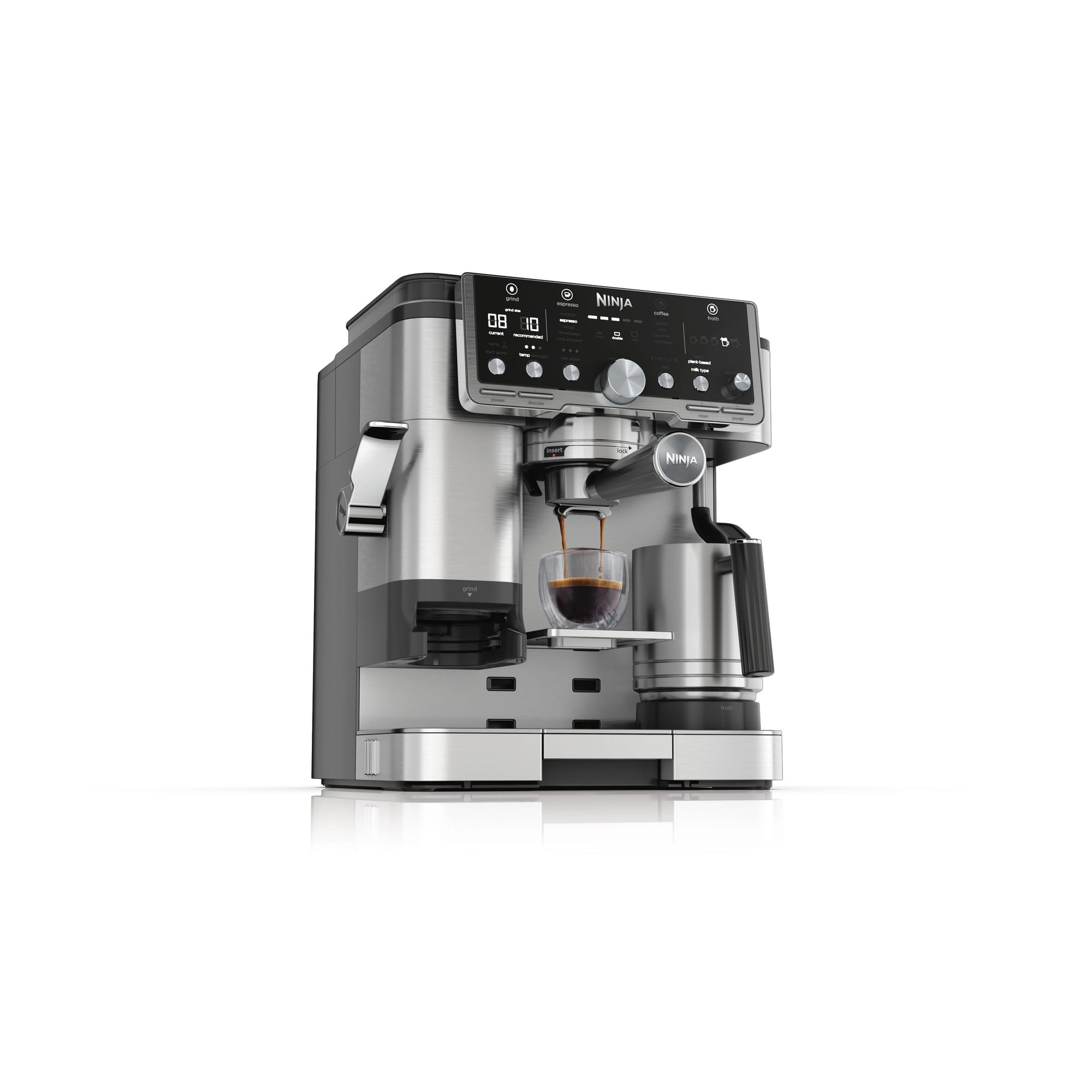 Ninja Luxe Café Pro Series Espresso Machine – Black/Stainless Steel – ES701UK Ninja Luxe Café Pro Series Espresso Machine – Black/Stainless Steel – ES701UK