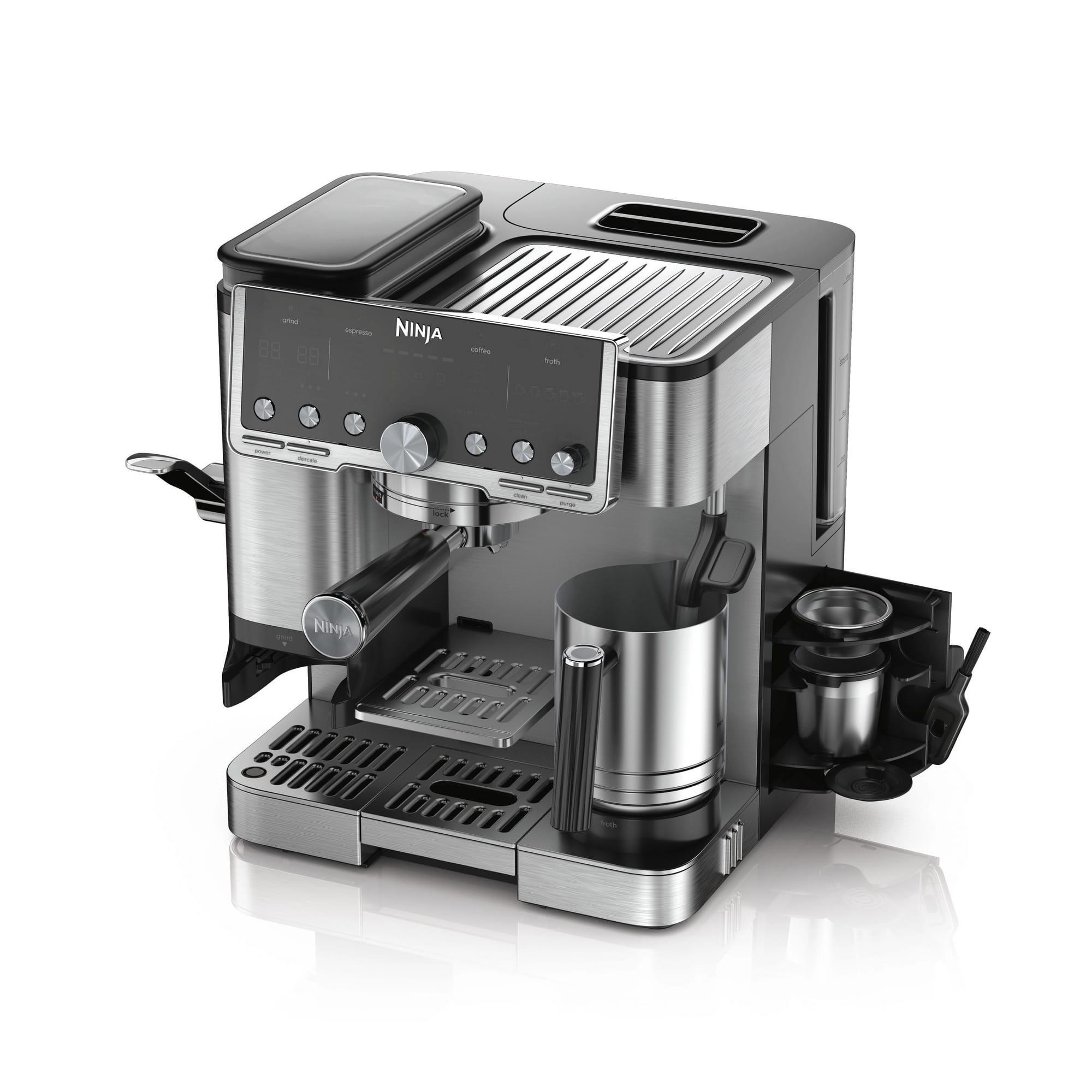 Ninja Luxe Café Pro Series Espresso Machine – Black/Stainless Steel – ES701UK Ninja Luxe Café Pro Series Espresso Machine – Black/Stainless Steel – ES701UK