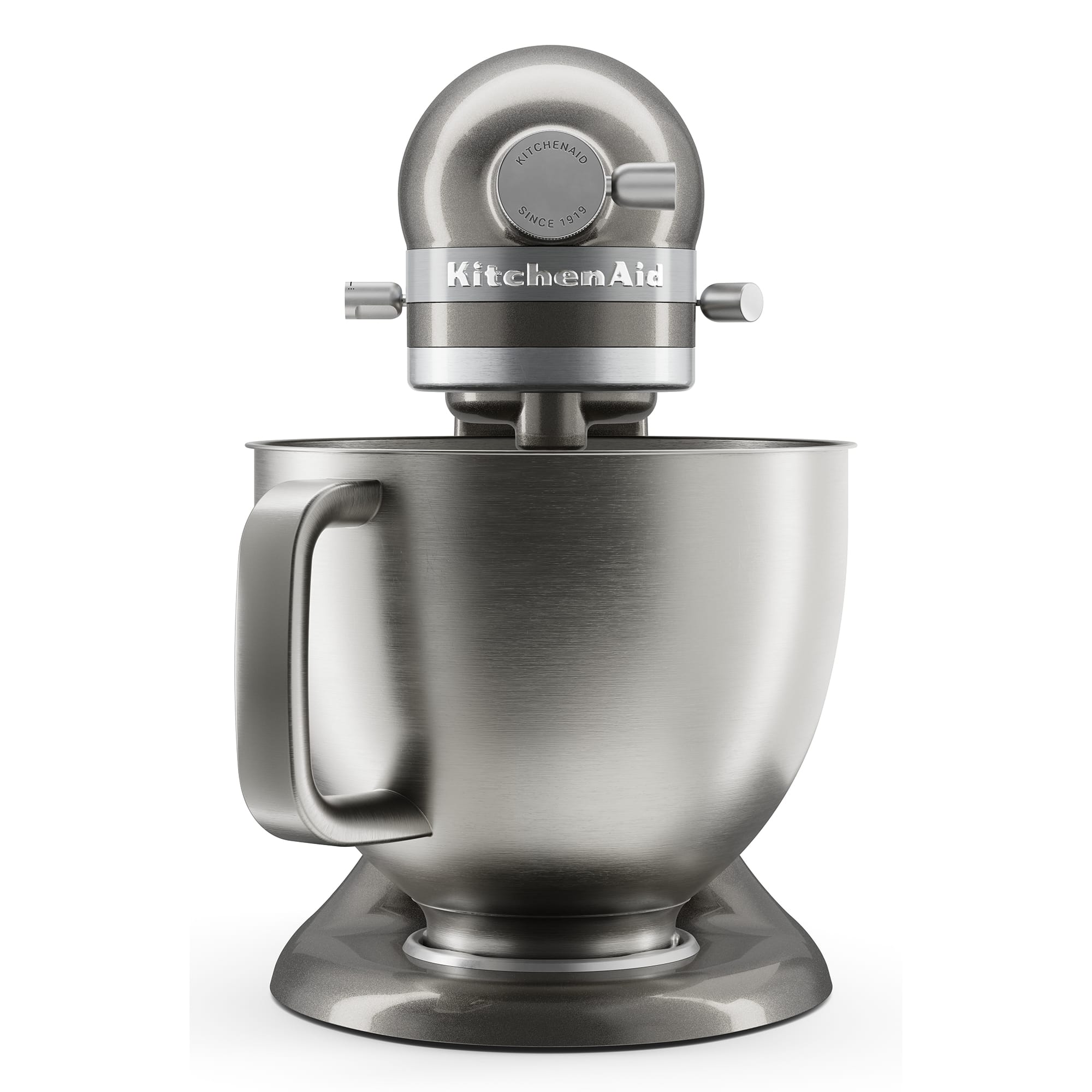 KitchenAid Artisan Plus 4.7L Tilt-Head Stand Mixer – 50 Medallion Silver – 5KSM50PKVBMS KitchenAid Artisan Plus 4.7L Tilt-Head Stand Mixer – 50 Medallion Silver – 5KSM50PKVBMS