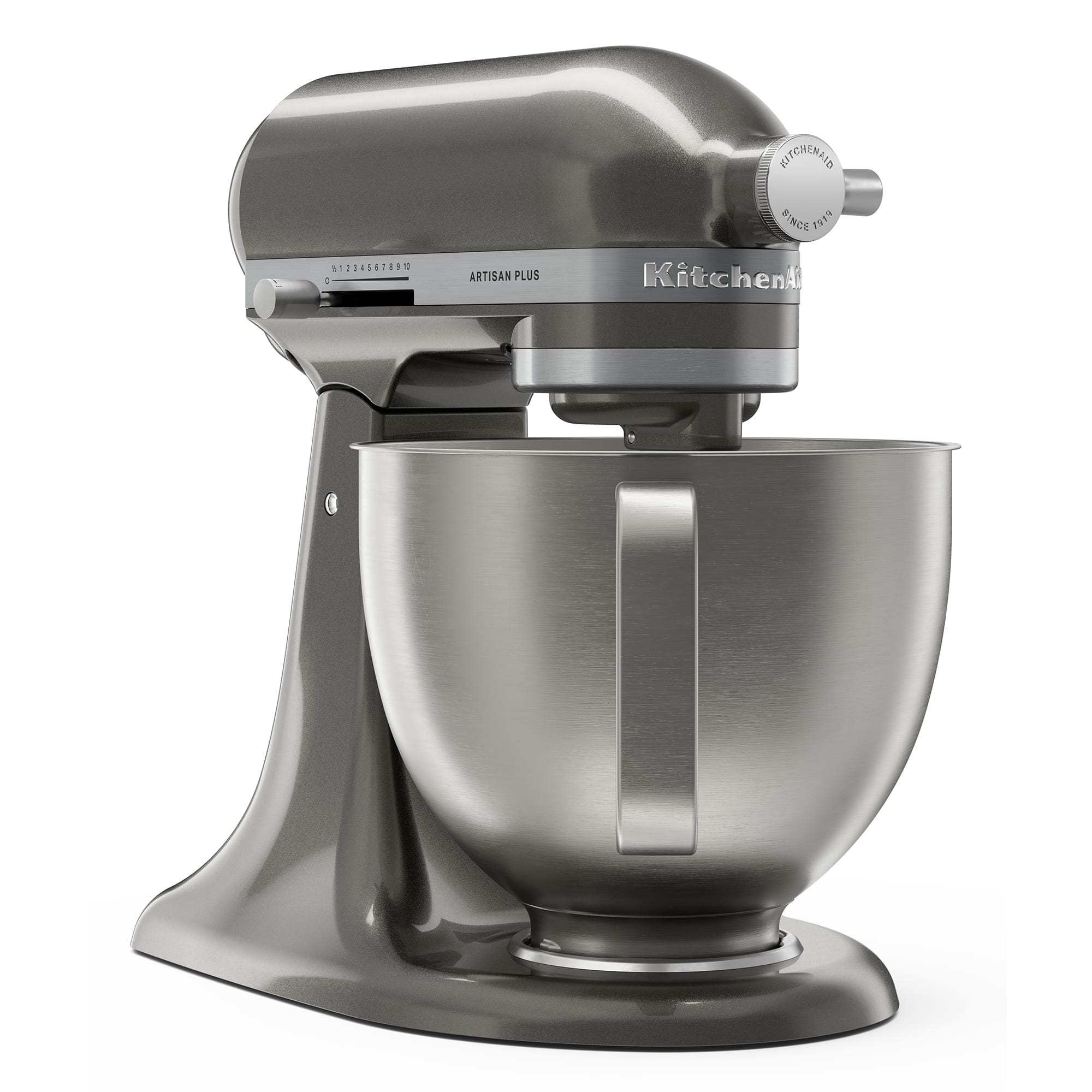 KitchenAid Artisan Plus 4.7L Tilt-Head Stand Mixer – 50 Medallion Silver – 5KSM50PKVBMS KitchenAid Artisan Plus 4.7L Tilt-Head Stand Mixer – 50 Medallion Silver – 5KSM50PKVBMS