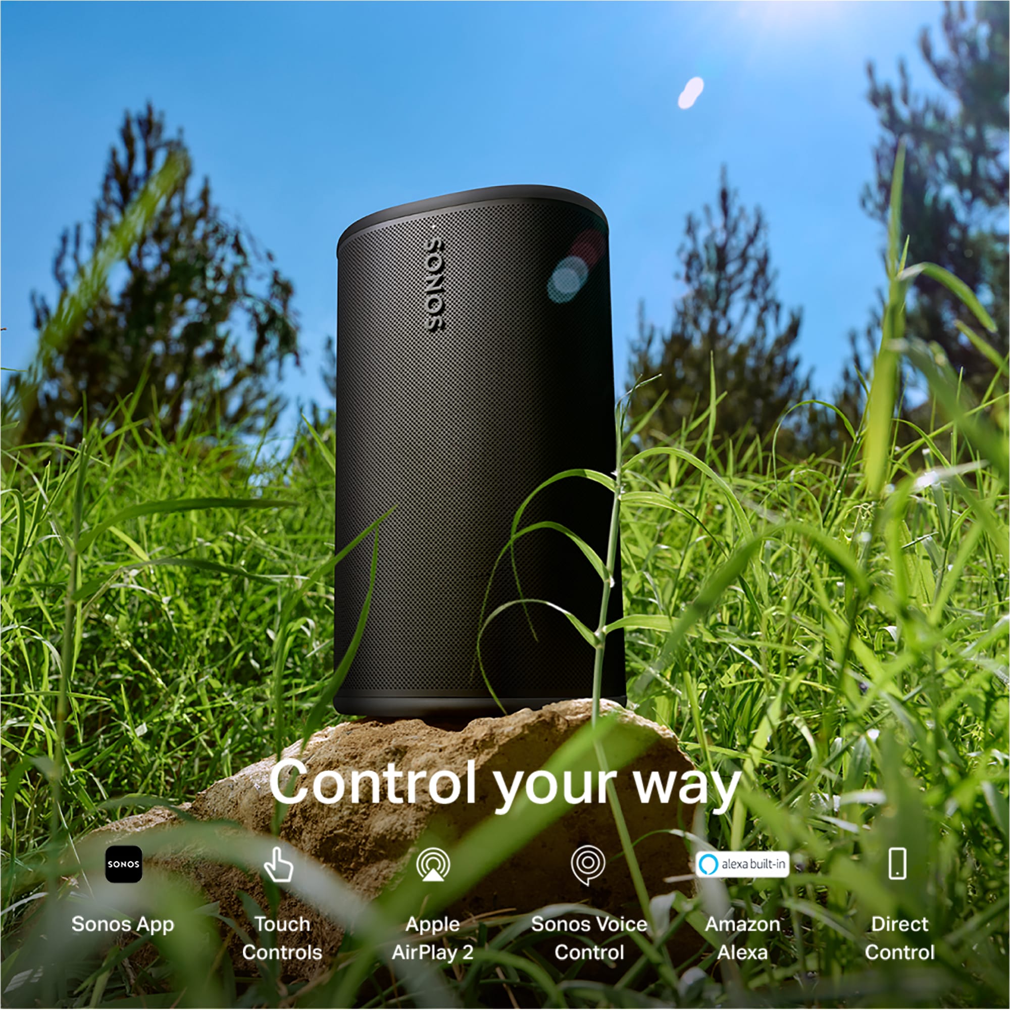 Sonos Play Portable Wireless Speaker – Black Sonos Play Portable Wireless Speaker – Black